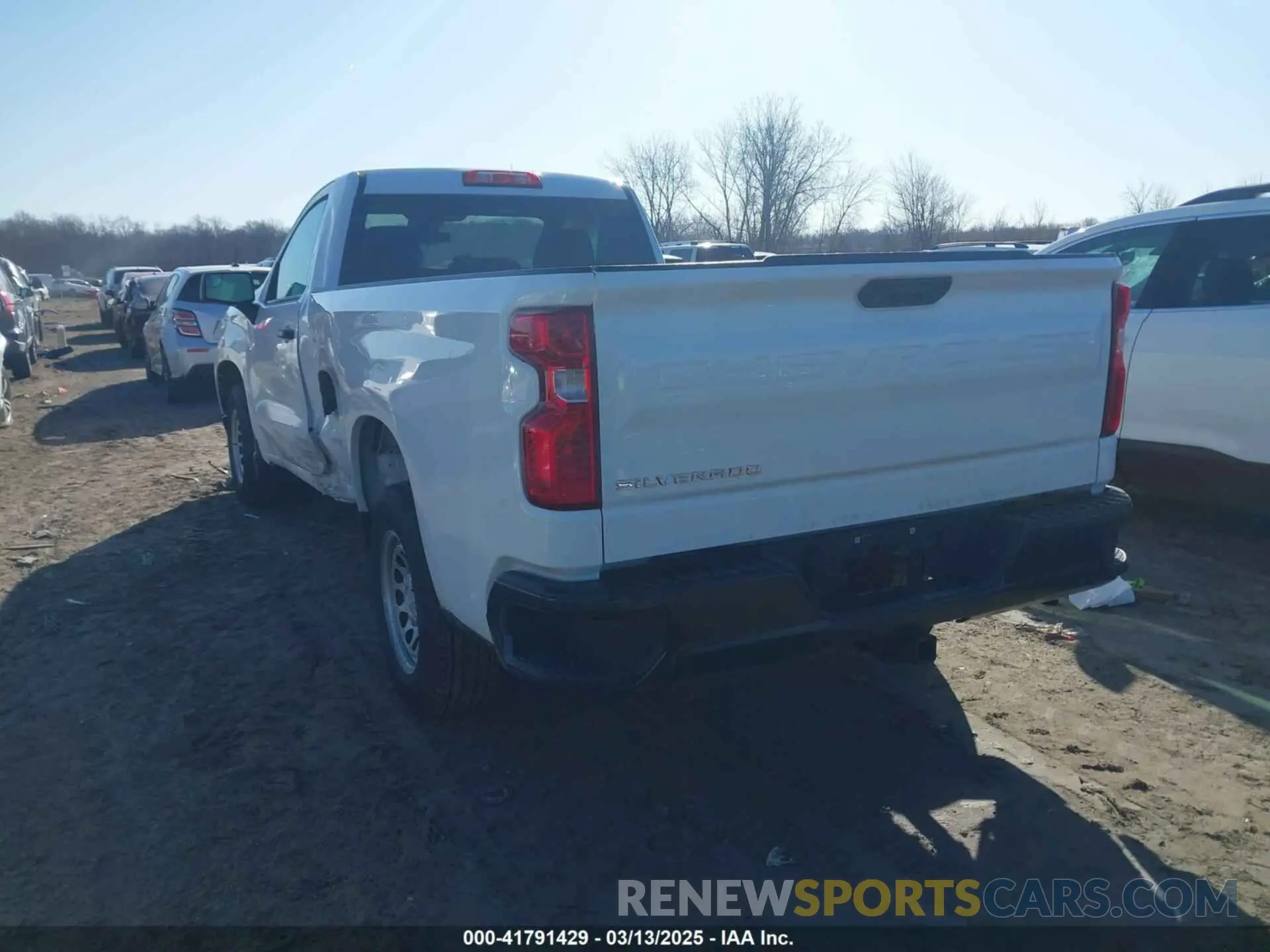 3 Фотография поврежденного автомобиля 3GCNAAEK4NG506033 CHEVROLET SILVERADO 1500 2022