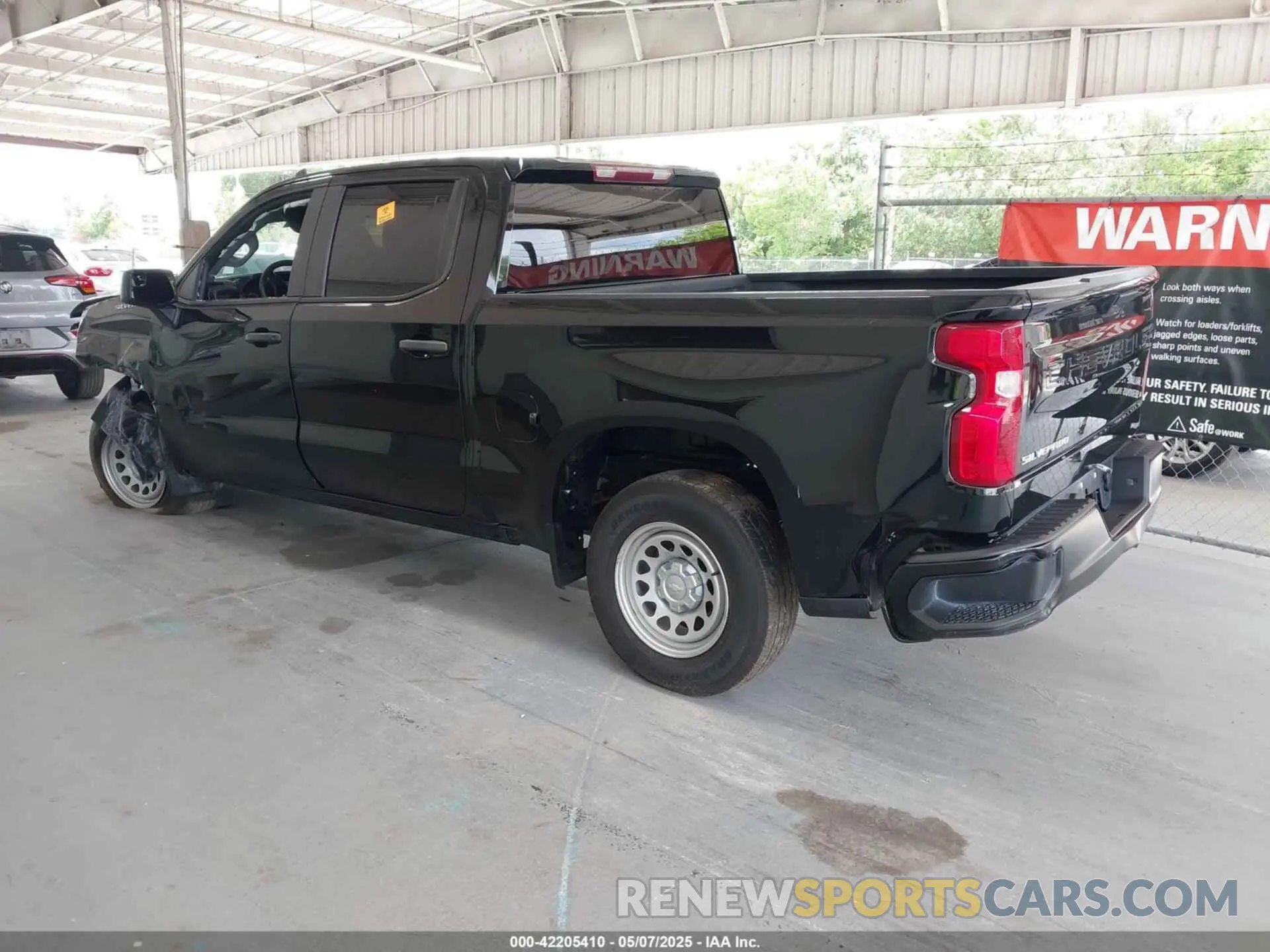 3 Фотография поврежденного автомобиля 3GCPAAEK8NG605513 CHEVROLET SILVERADO 1500 2022