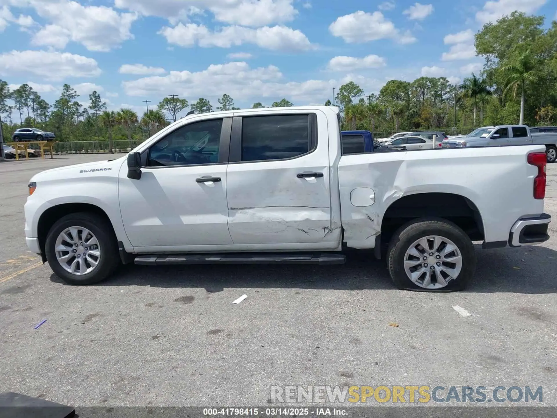 6 Photograph of a damaged car 3GCPABEK0NG596246 CHEVROLET SILVERADO 1500 2022