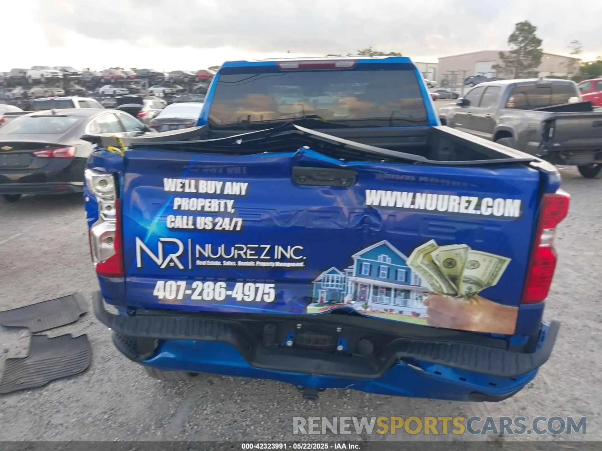 16 Photograph of a damaged car 3GCPABEK6NG538545 CHEVROLET SILVERADO 1500 2022