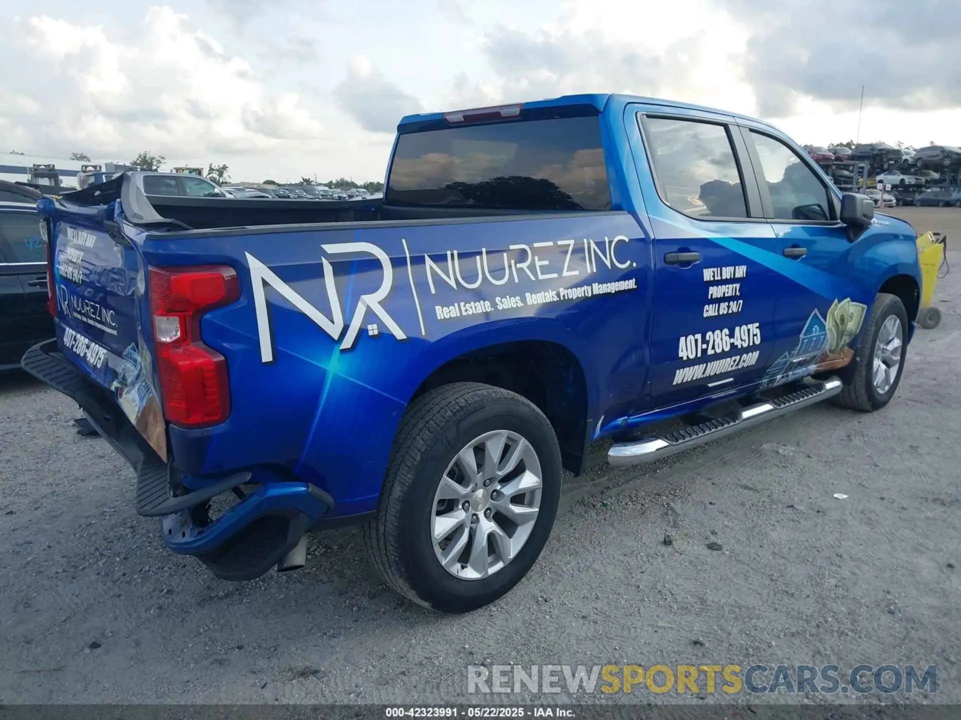 4 Photograph of a damaged car 3GCPABEK6NG538545 CHEVROLET SILVERADO 1500 2022