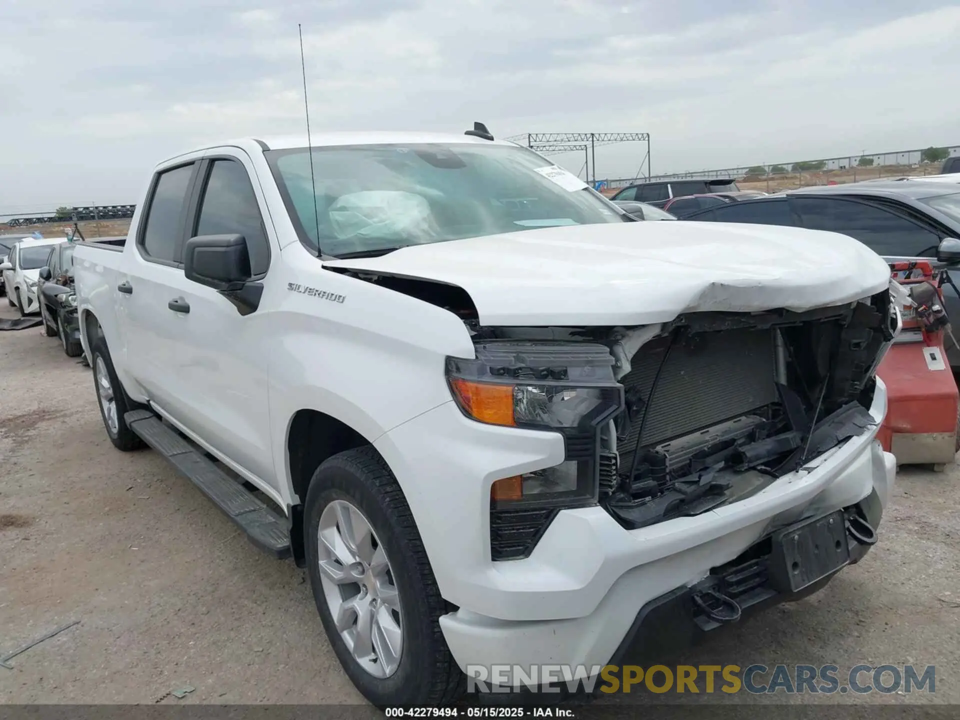 1 Фотография поврежденного автомобиля 3GCPABEKXNG567627 CHEVROLET SILVERADO 1500 2022