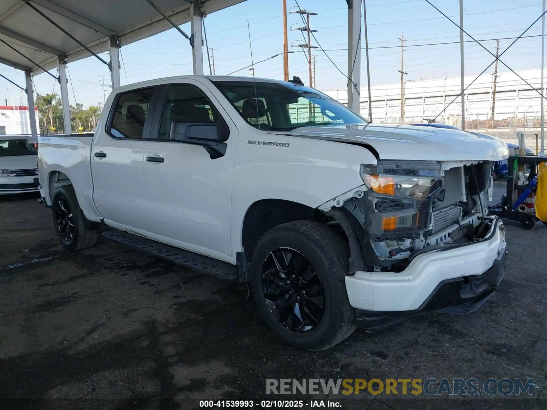 1 Photograph of a damaged car 3GCPDBEK5NG562651 CHEVROLET SILVERADO 1500 2022