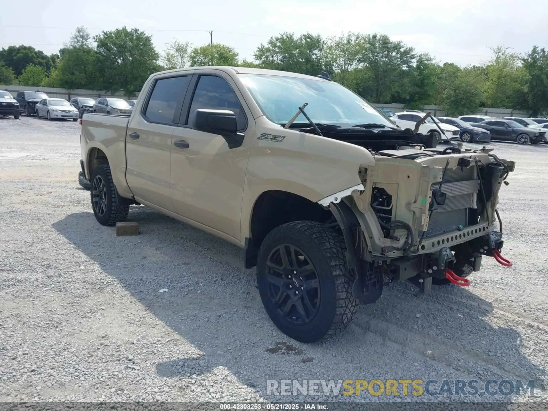 1 Фотография поврежденного автомобиля 3GCPDCED1NG639300 CHEVROLET SILVERADO 1500 2022