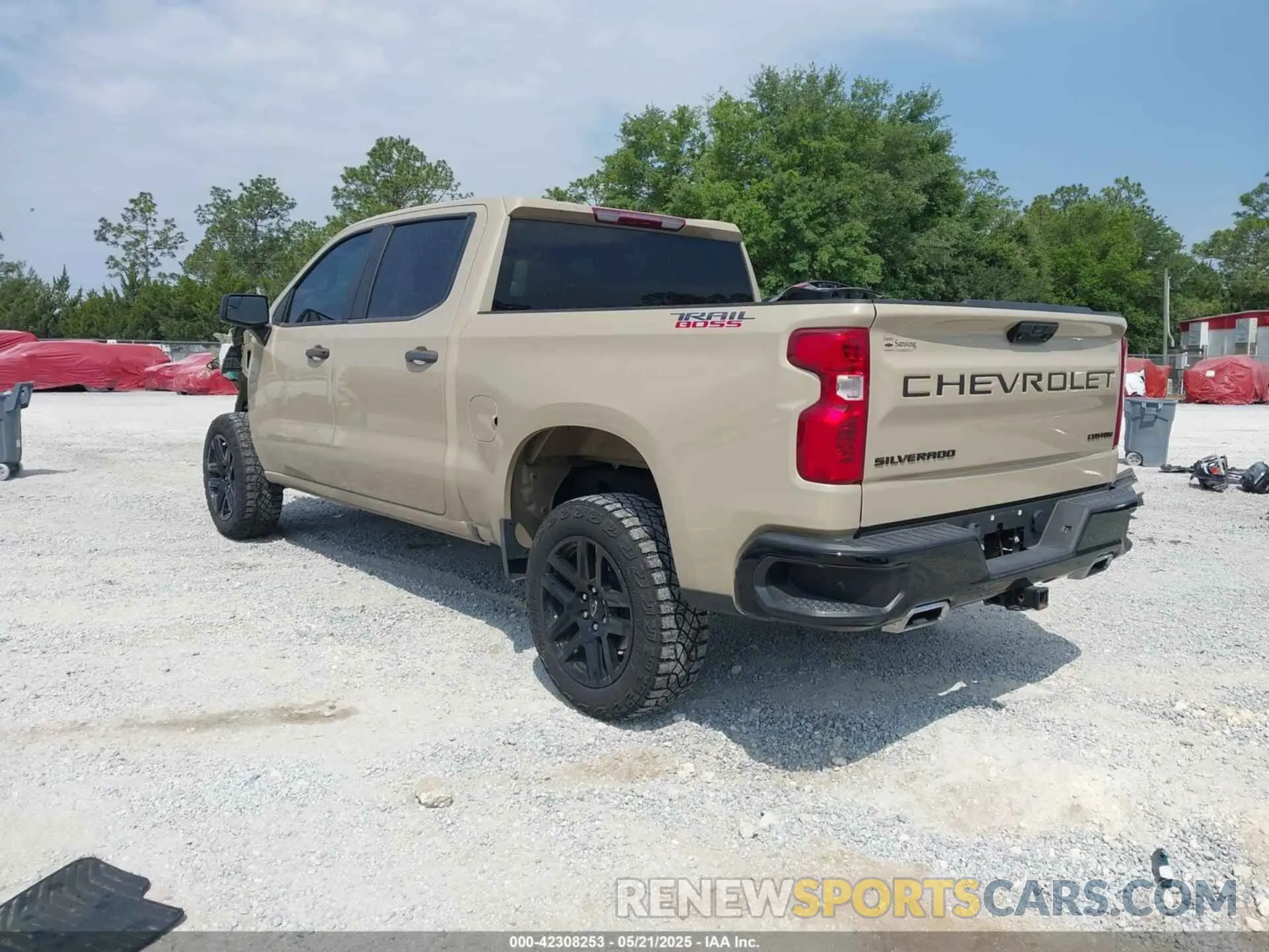 3 Фотография поврежденного автомобиля 3GCPDCED1NG639300 CHEVROLET SILVERADO 1500 2022