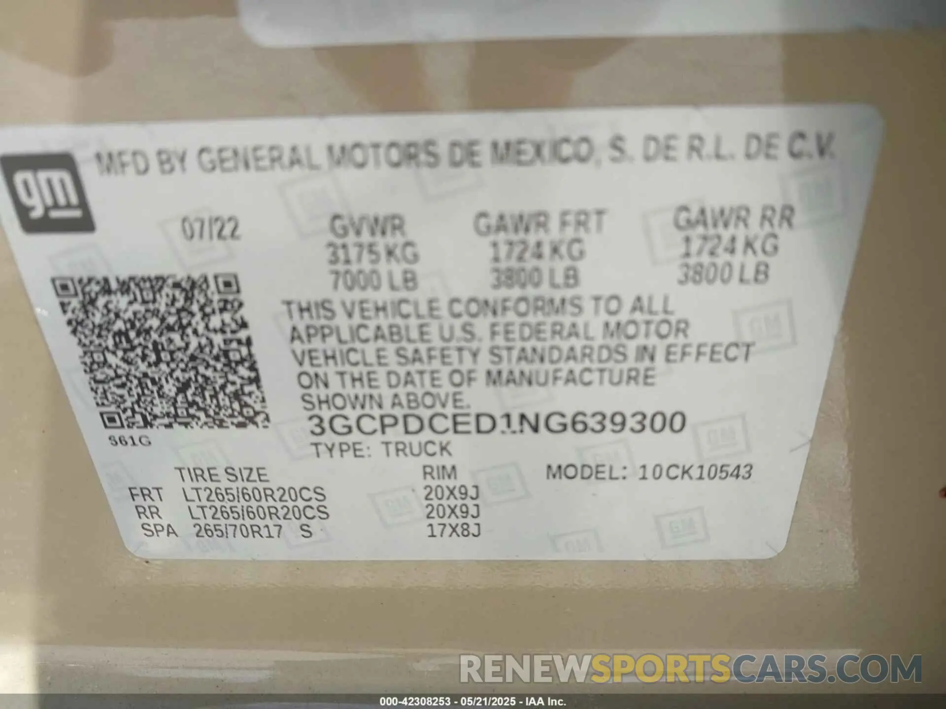 9 Фотография поврежденного автомобиля 3GCPDCED1NG639300 CHEVROLET SILVERADO 1500 2022