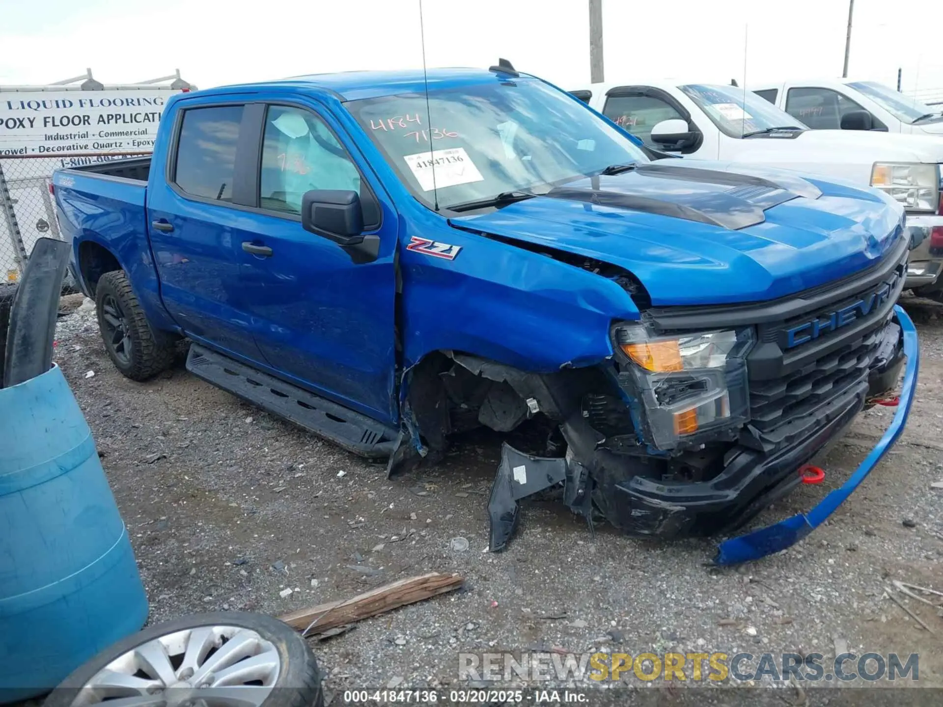 1 Фотография поврежденного автомобиля 3GCPDCED3NG689082 CHEVROLET SILVERADO 1500 2022