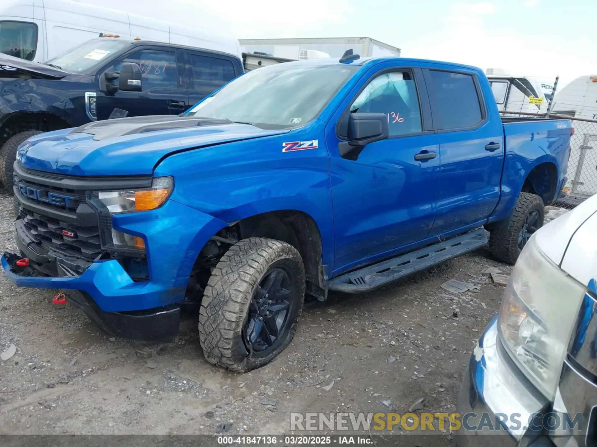 2 Фотография поврежденного автомобиля 3GCPDCED3NG689082 CHEVROLET SILVERADO 1500 2022