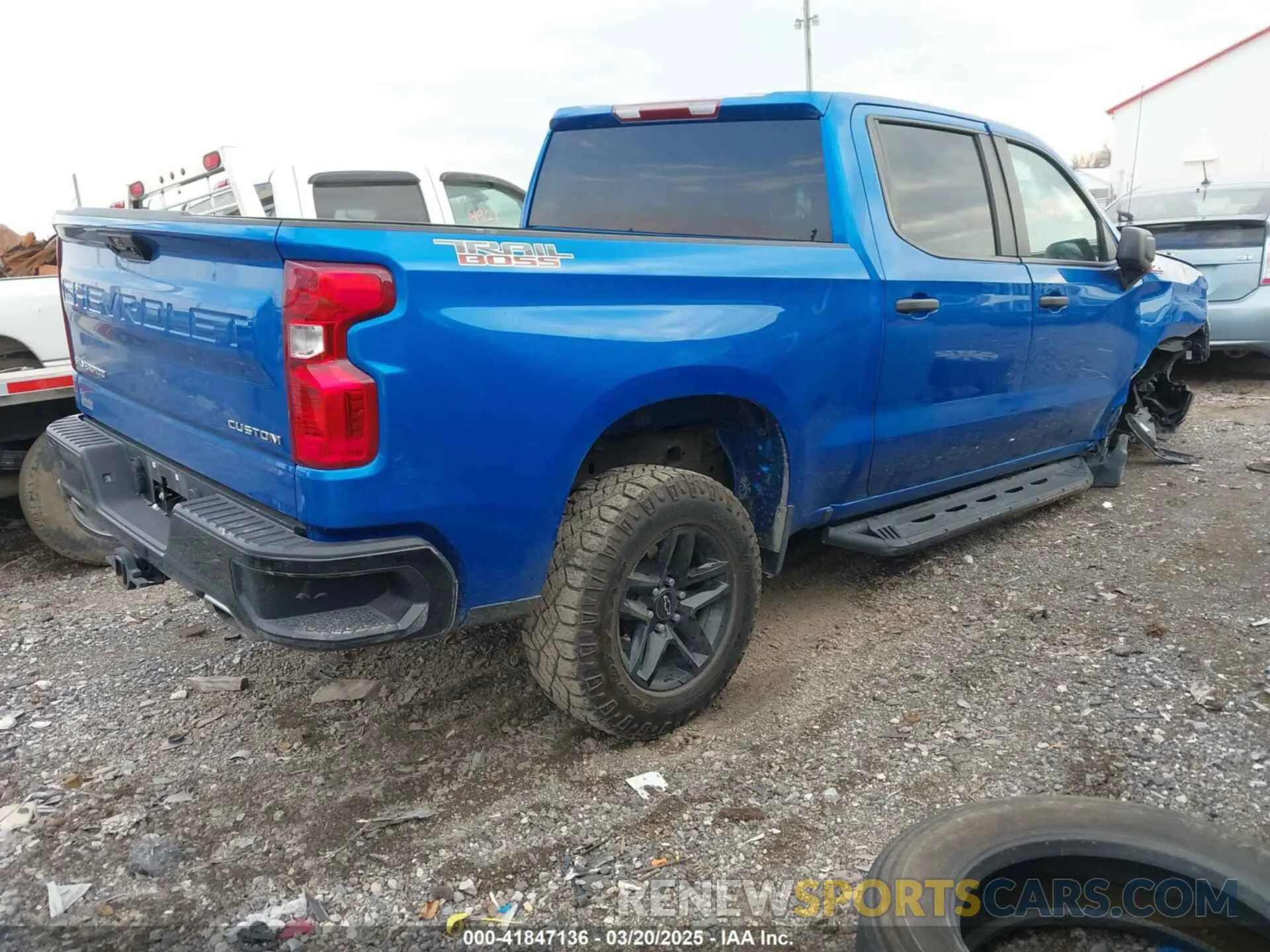 4 Фотография поврежденного автомобиля 3GCPDCED3NG689082 CHEVROLET SILVERADO 1500 2022