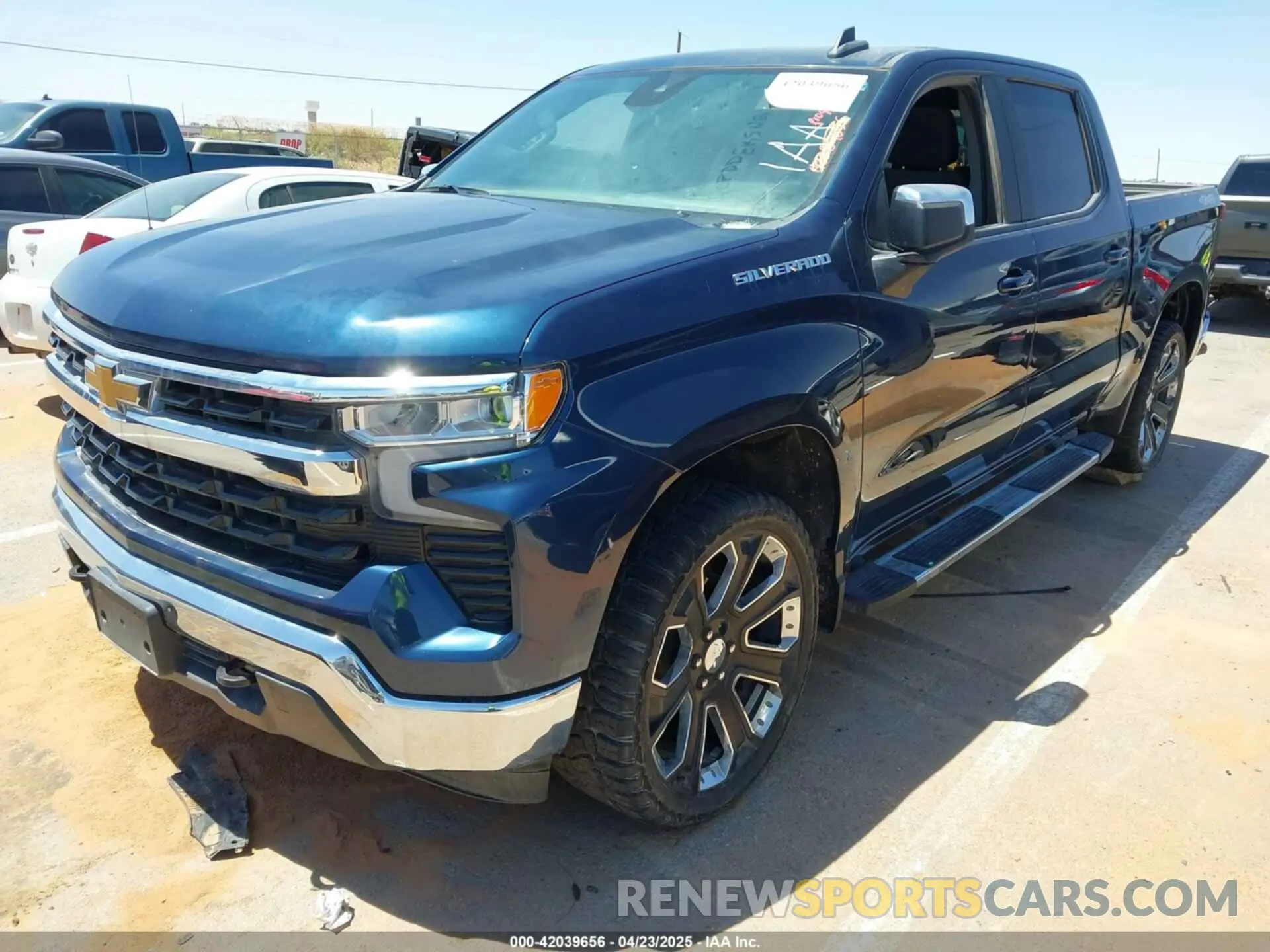 2 Фотография поврежденного автомобиля 3GCPDDEK5NG647274 CHEVROLET SILVERADO 1500 2022