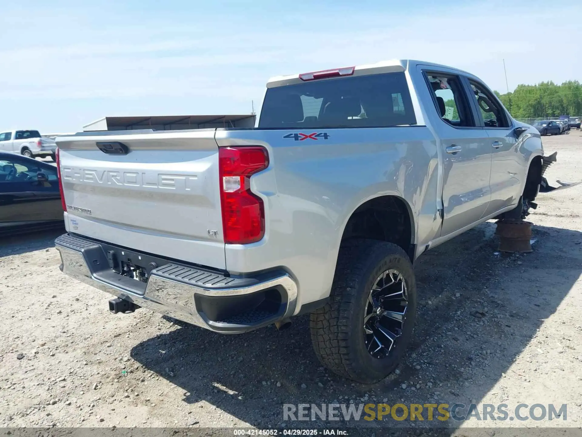4 Фотография поврежденного автомобиля 3GCPDDEK8NG556144 CHEVROLET SILVERADO 1500 2022