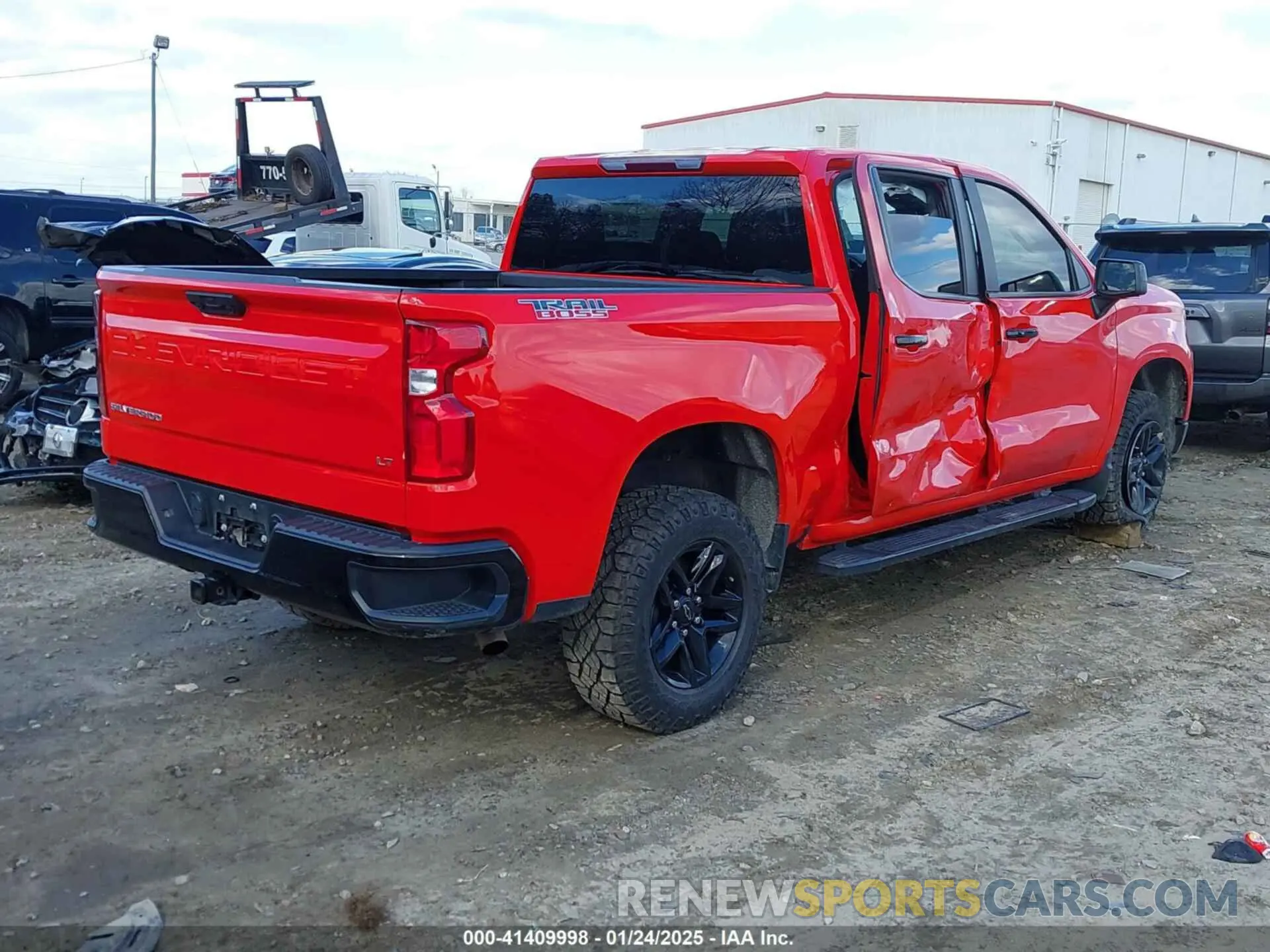 4 Фотография поврежденного автомобиля 3GCPDFEK9NG648651 CHEVROLET SILVERADO 1500 2022