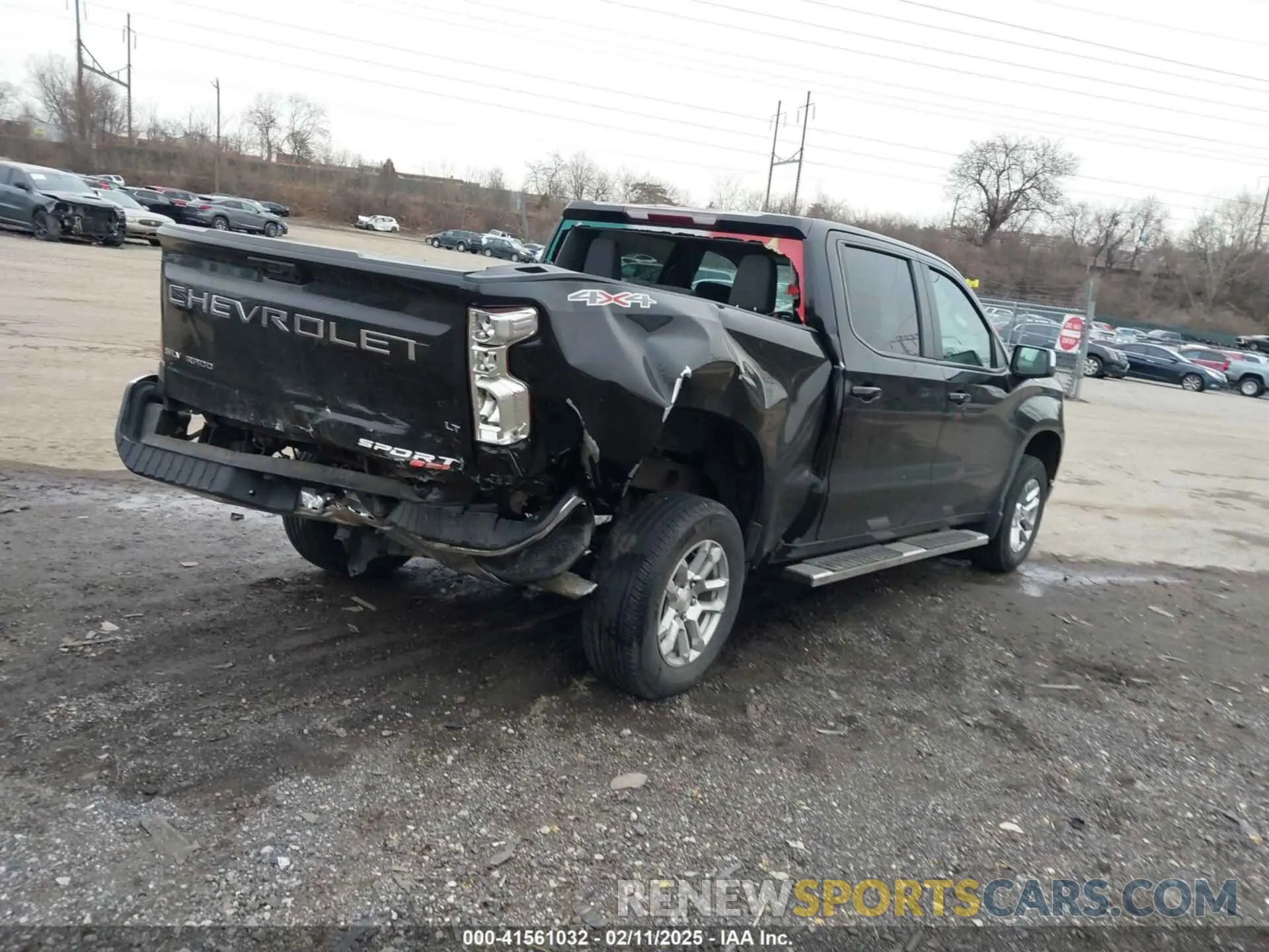 4 Photograph of a damaged car 3GCPDKEK3NG504134 CHEVROLET SILVERADO 1500 2022