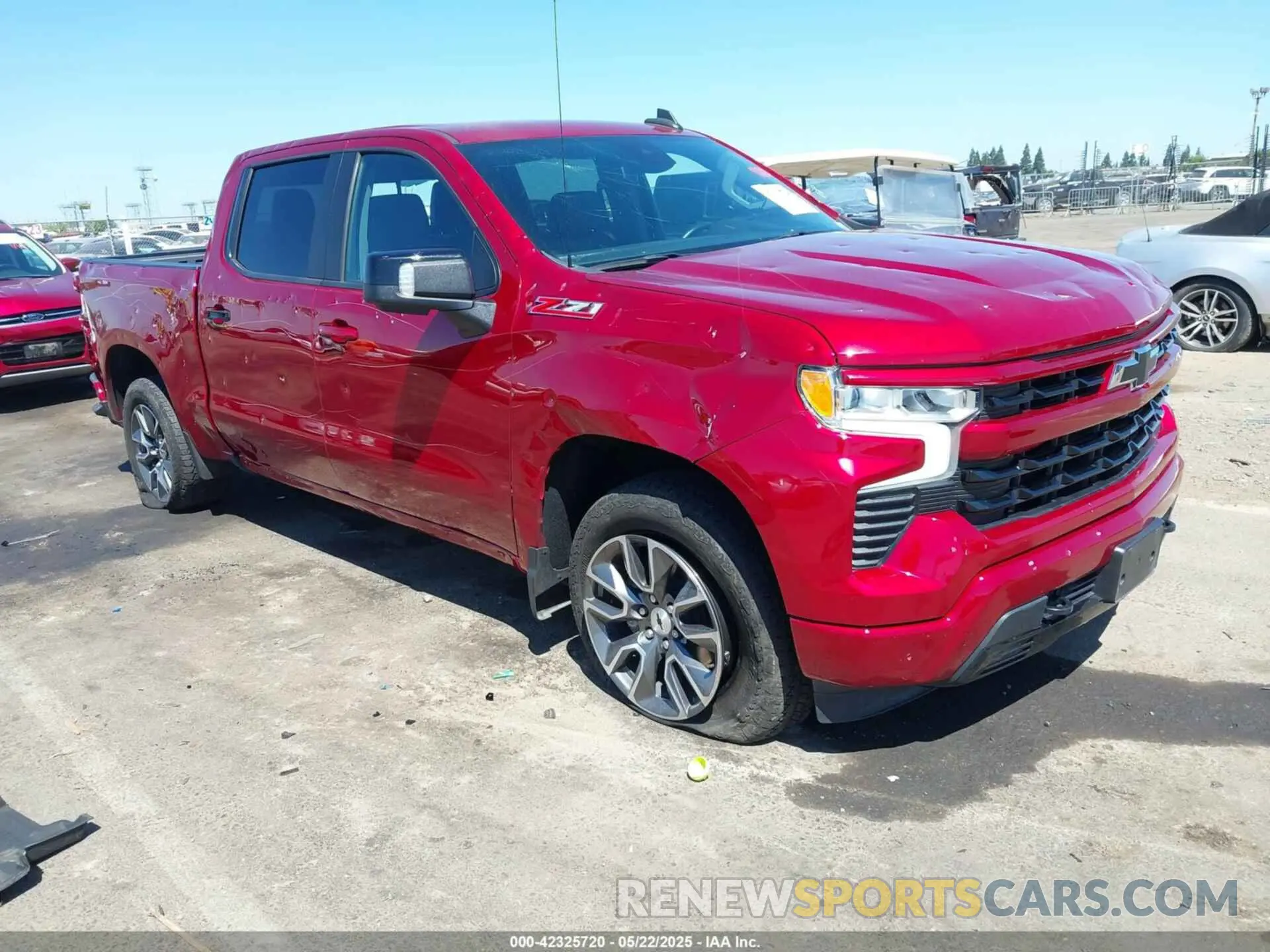 1 Photograph of a damaged car 3GCUDEED1NG600933 CHEVROLET SILVERADO 1500 2022