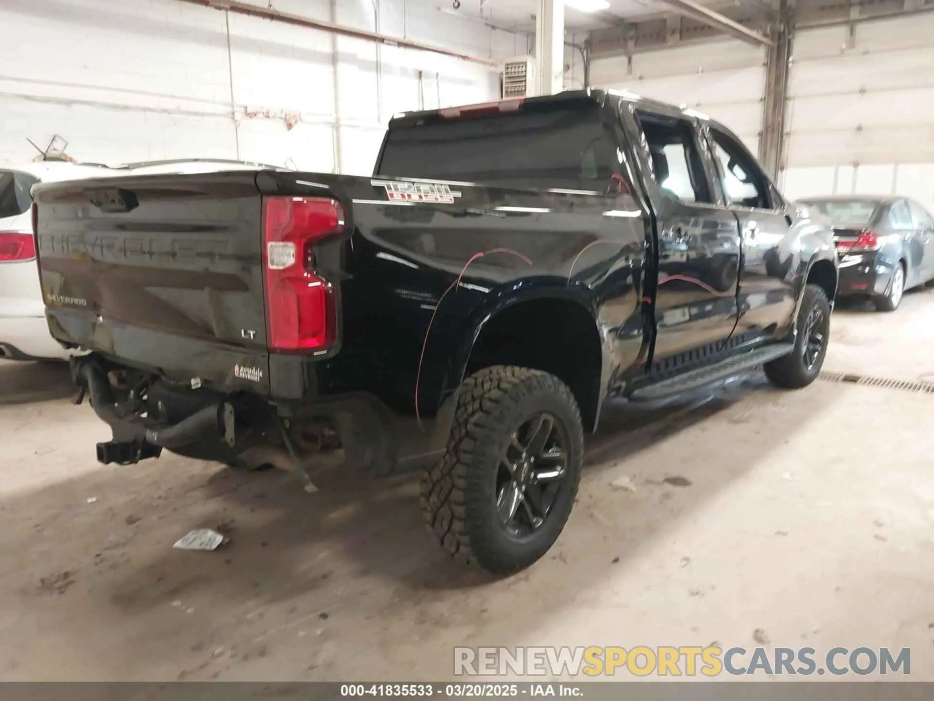 4 Фотография поврежденного автомобиля 3GCUDFED3NG683299 CHEVROLET SILVERADO 1500 2022