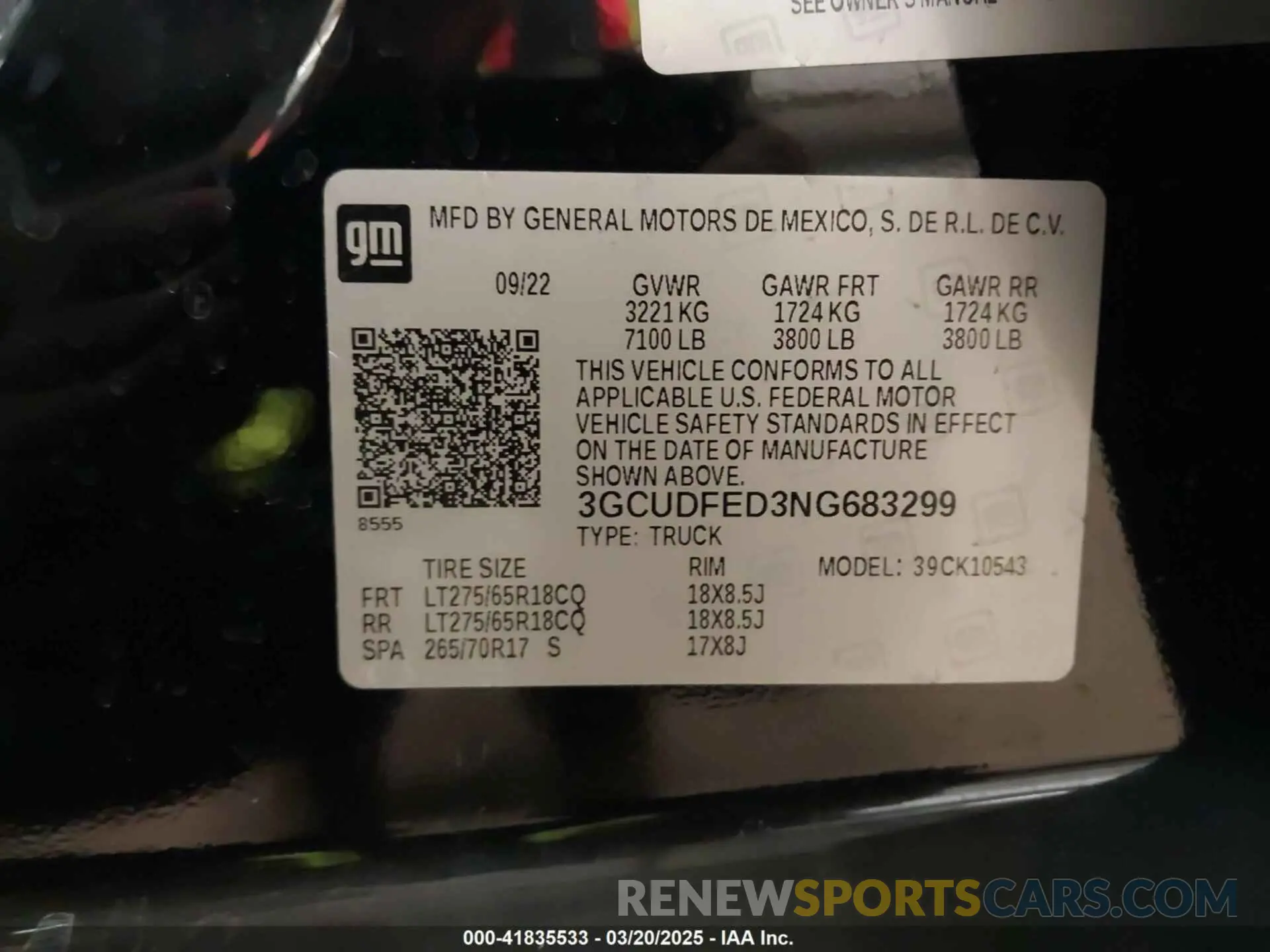 9 Фотография поврежденного автомобиля 3GCUDFED3NG683299 CHEVROLET SILVERADO 1500 2022