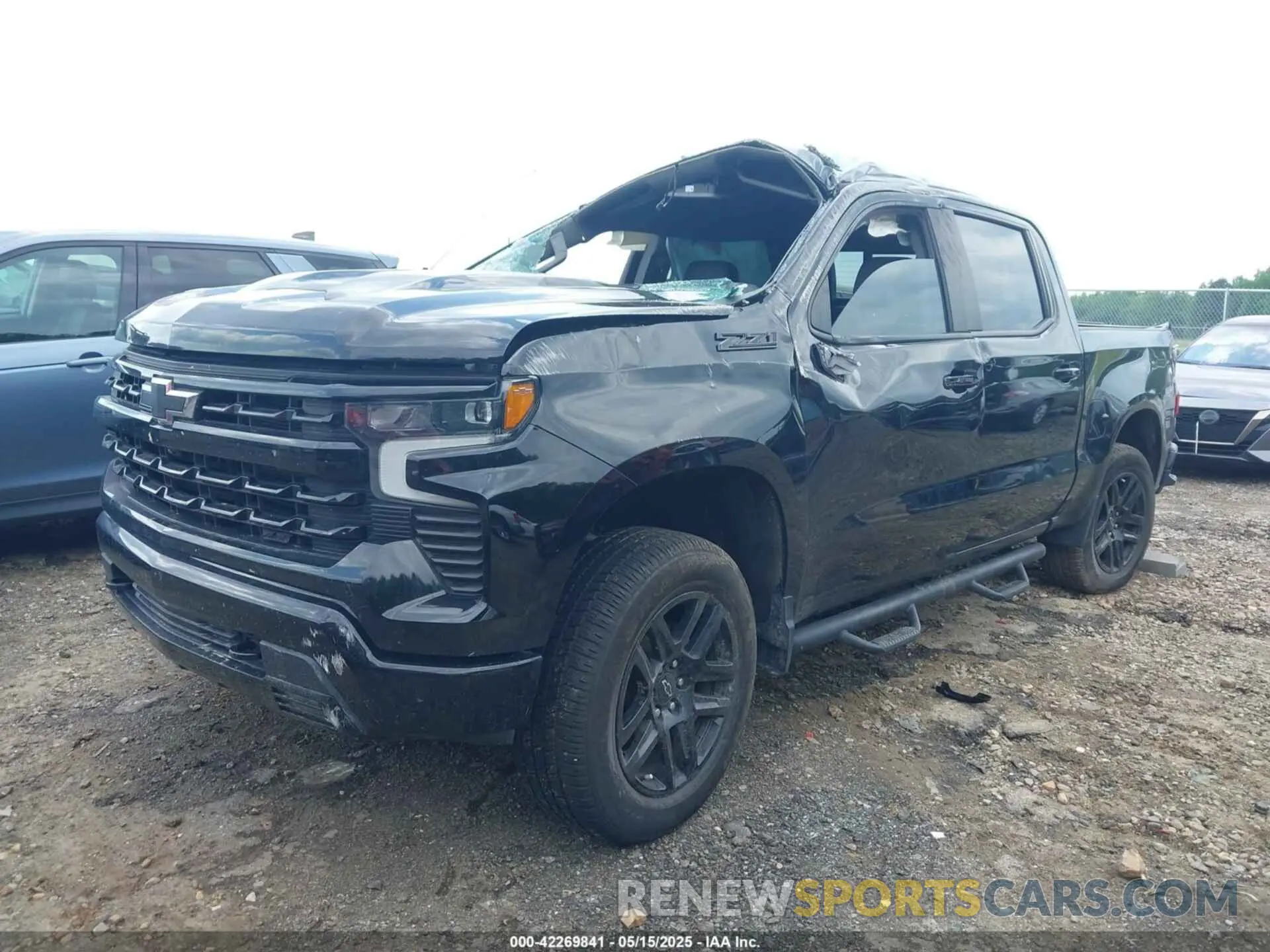 2 Фотография поврежденного автомобиля 3GCUDFEDXNG527387 CHEVROLET SILVERADO 1500 2022