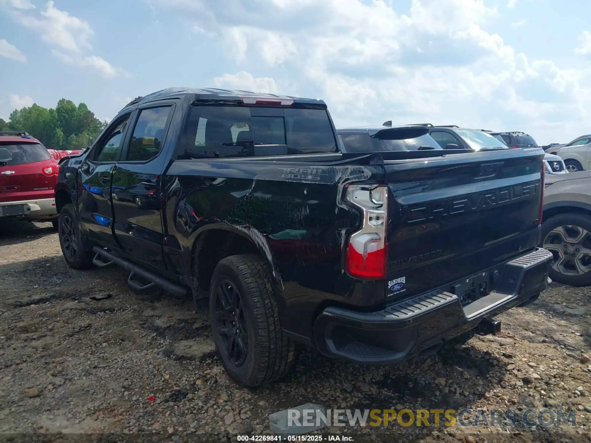 3 Фотография поврежденного автомобиля 3GCUDFEDXNG527387 CHEVROLET SILVERADO 1500 2022
