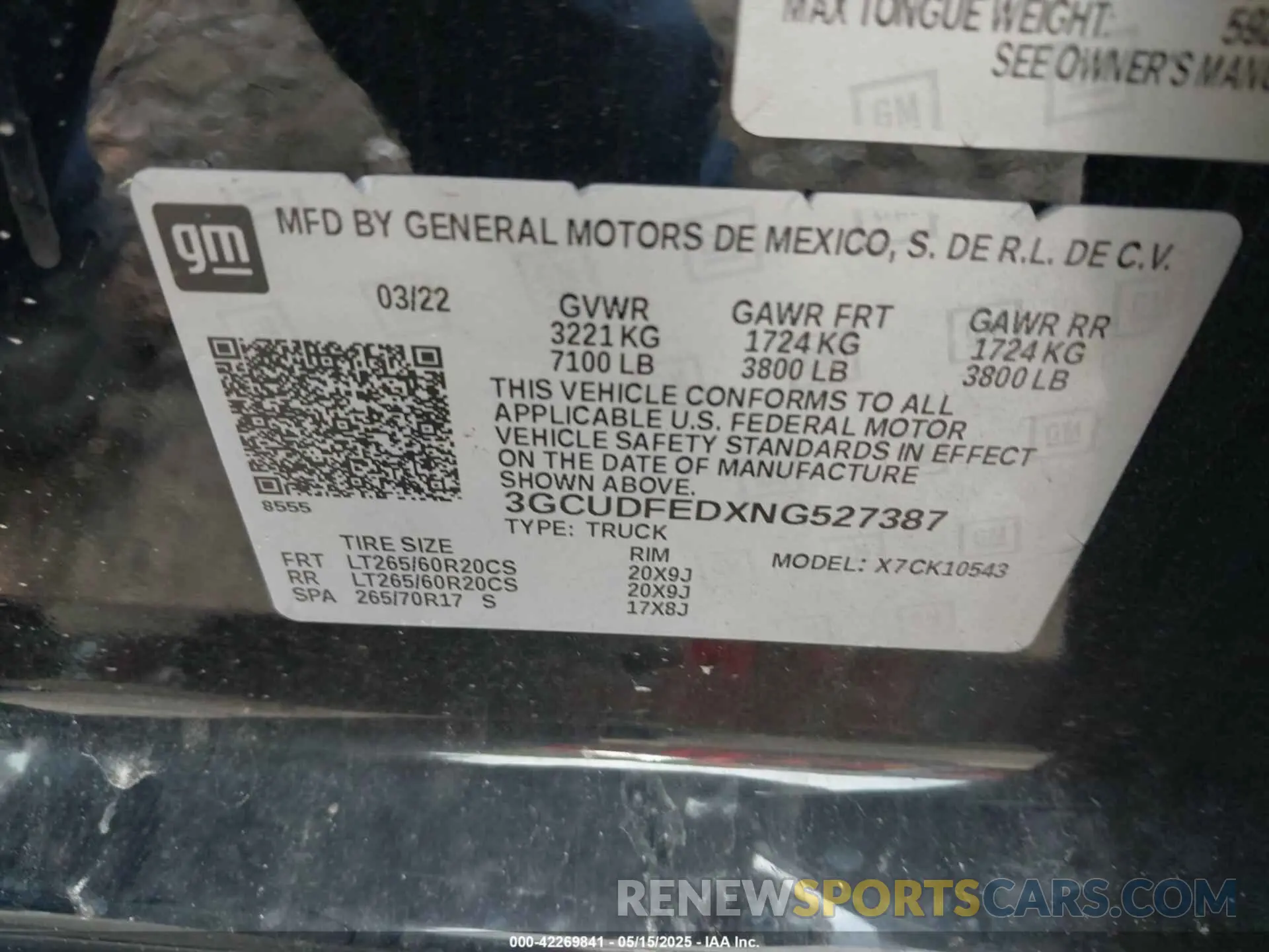 9 Фотография поврежденного автомобиля 3GCUDFEDXNG527387 CHEVROLET SILVERADO 1500 2022