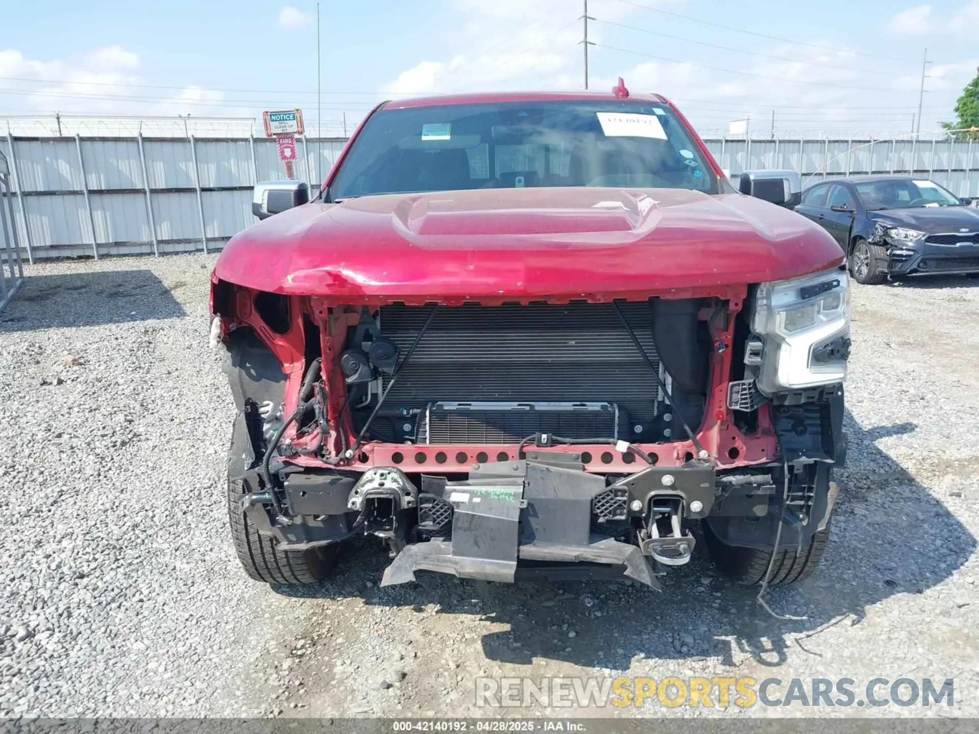 13 Photograph of a damaged car 3GCUDJET3NG593998 CHEVROLET SILVERADO 1500 2022