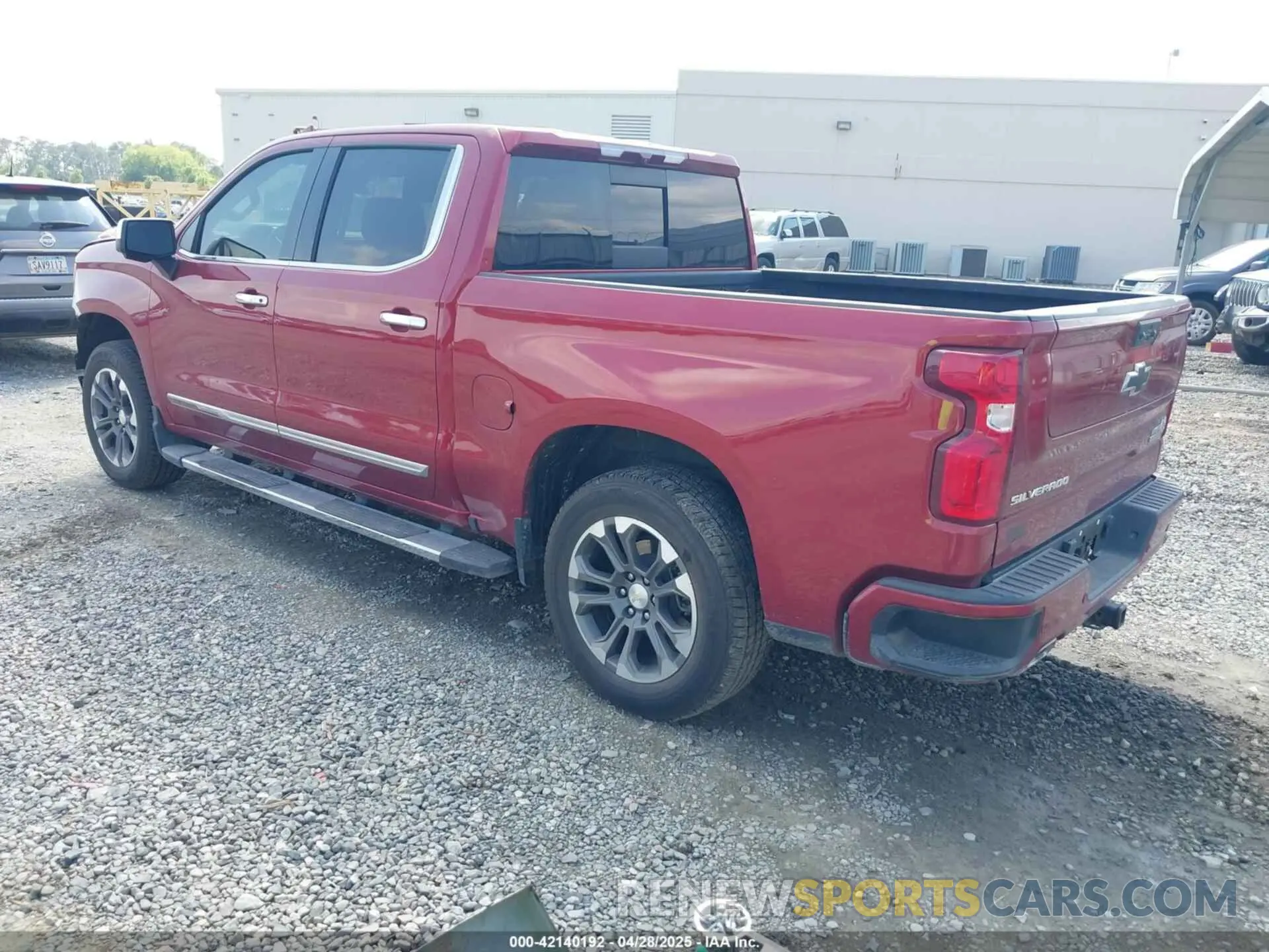 3 Photograph of a damaged car 3GCUDJET3NG593998 CHEVROLET SILVERADO 1500 2022