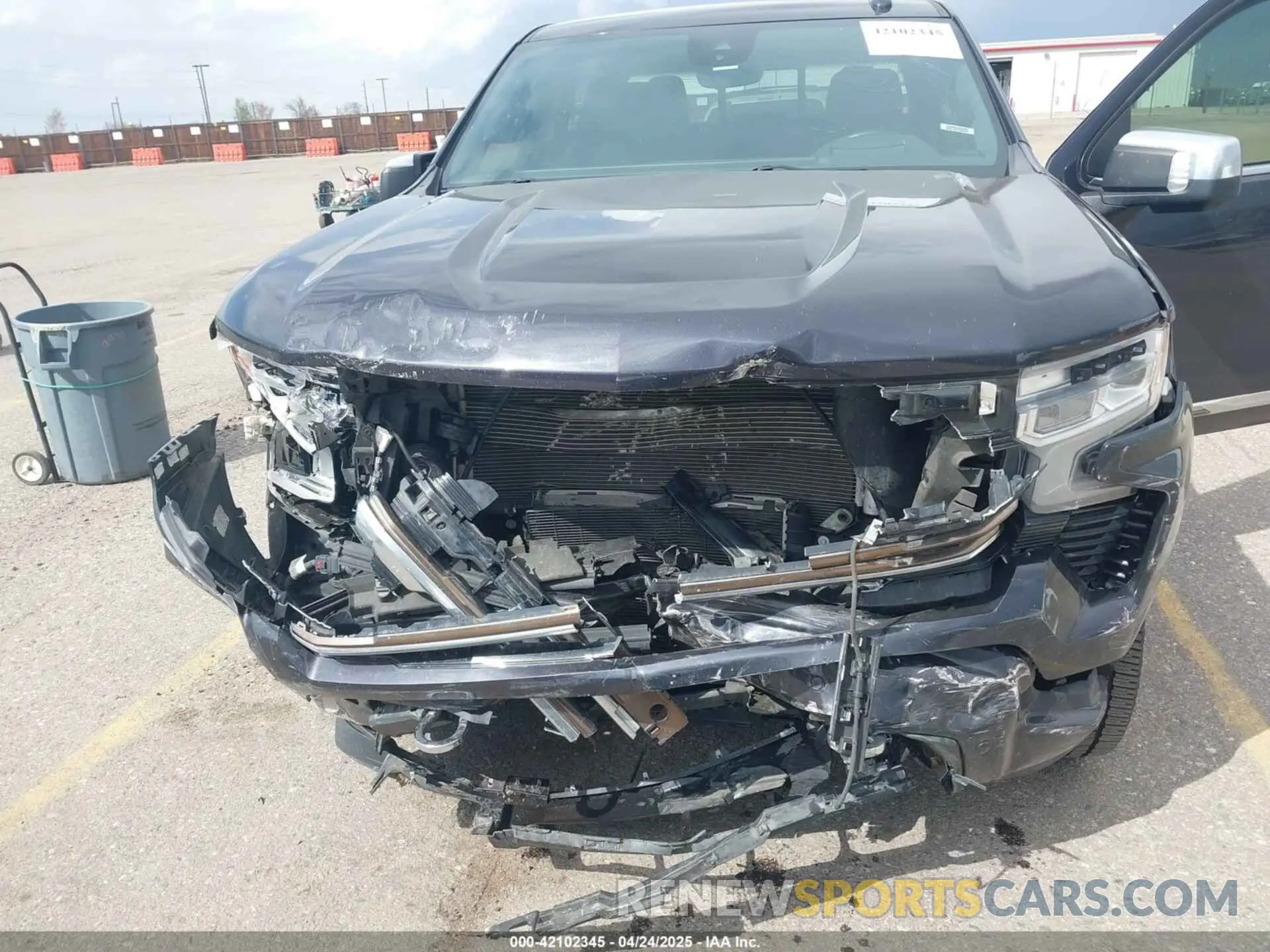 6 Photograph of a damaged car 3GCUDJET8NG690212 CHEVROLET SILVERADO 1500 2022