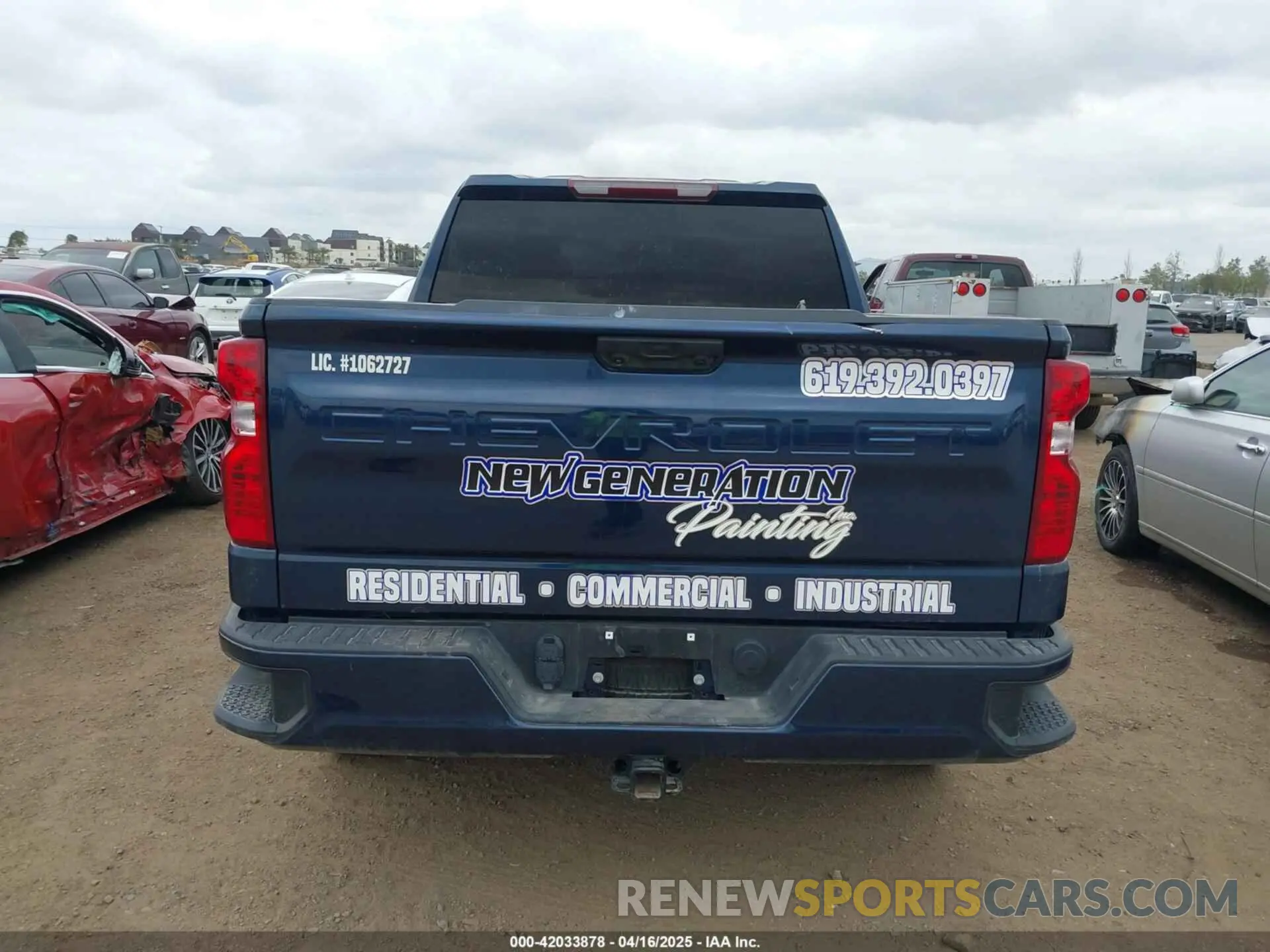 16 Photograph of a damaged car 1GCPABEK1PZ118310 CHEVROLET SILVERADO 1500 2023