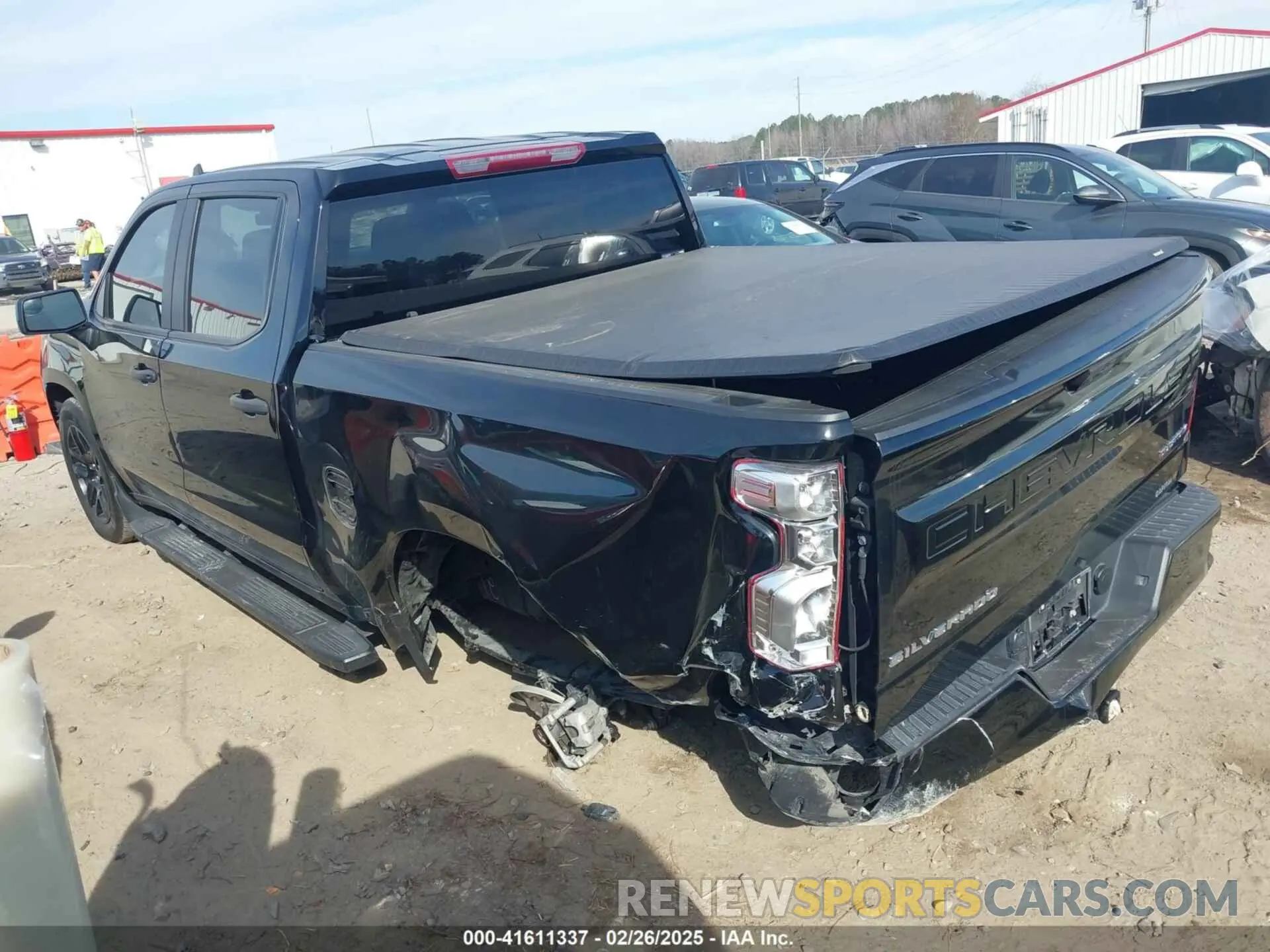 3 Photograph of a damaged car 1GCPABEK1PZ224613 CHEVROLET SILVERADO 1500 2023