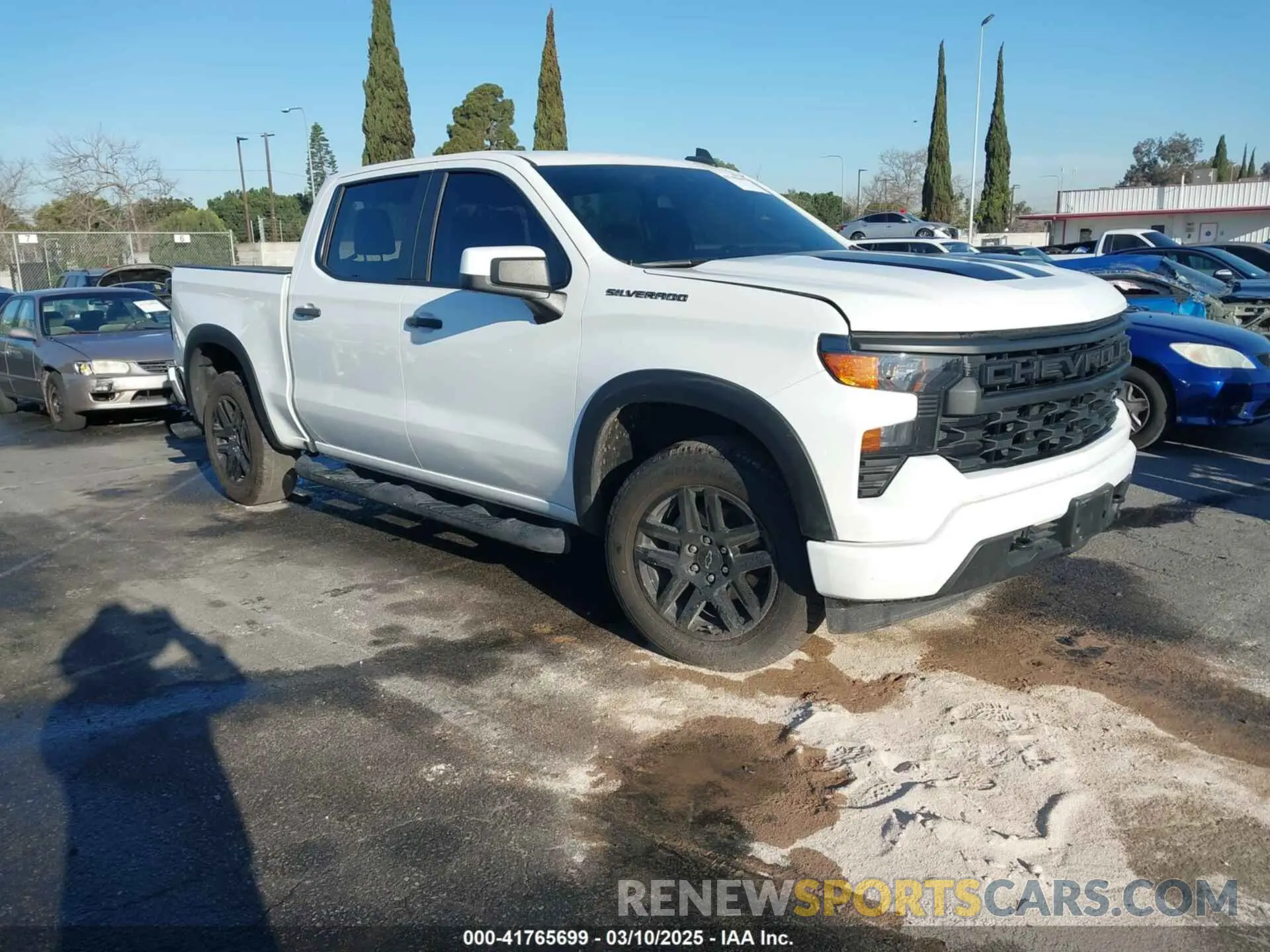 1 Фотография поврежденного автомобиля 1GCPABEK3PZ133035 CHEVROLET SILVERADO 1500 2023