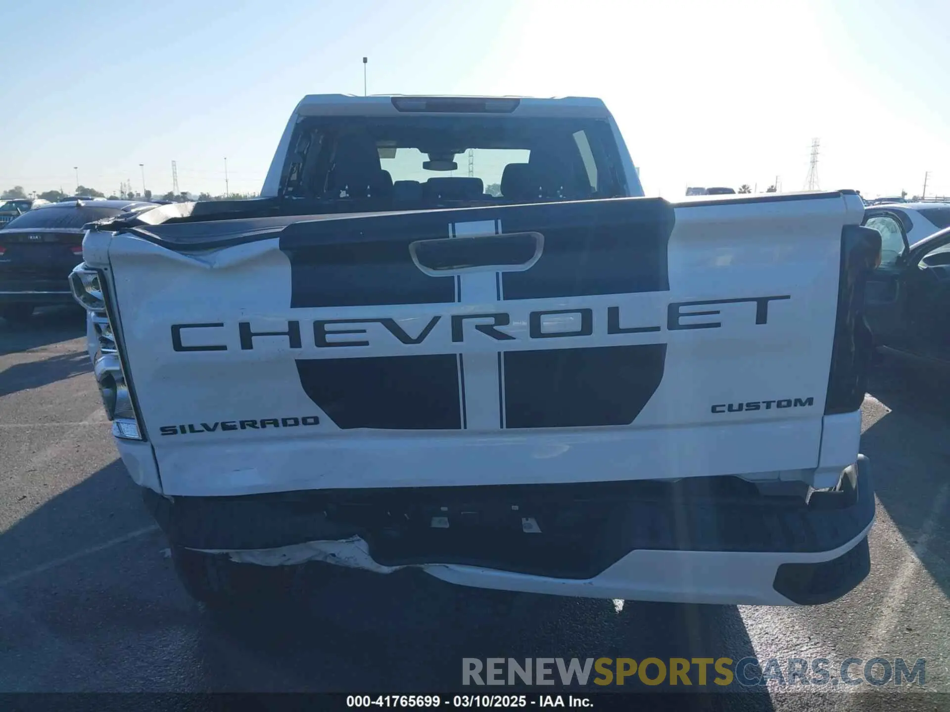 16 Фотография поврежденного автомобиля 1GCPABEK3PZ133035 CHEVROLET SILVERADO 1500 2023