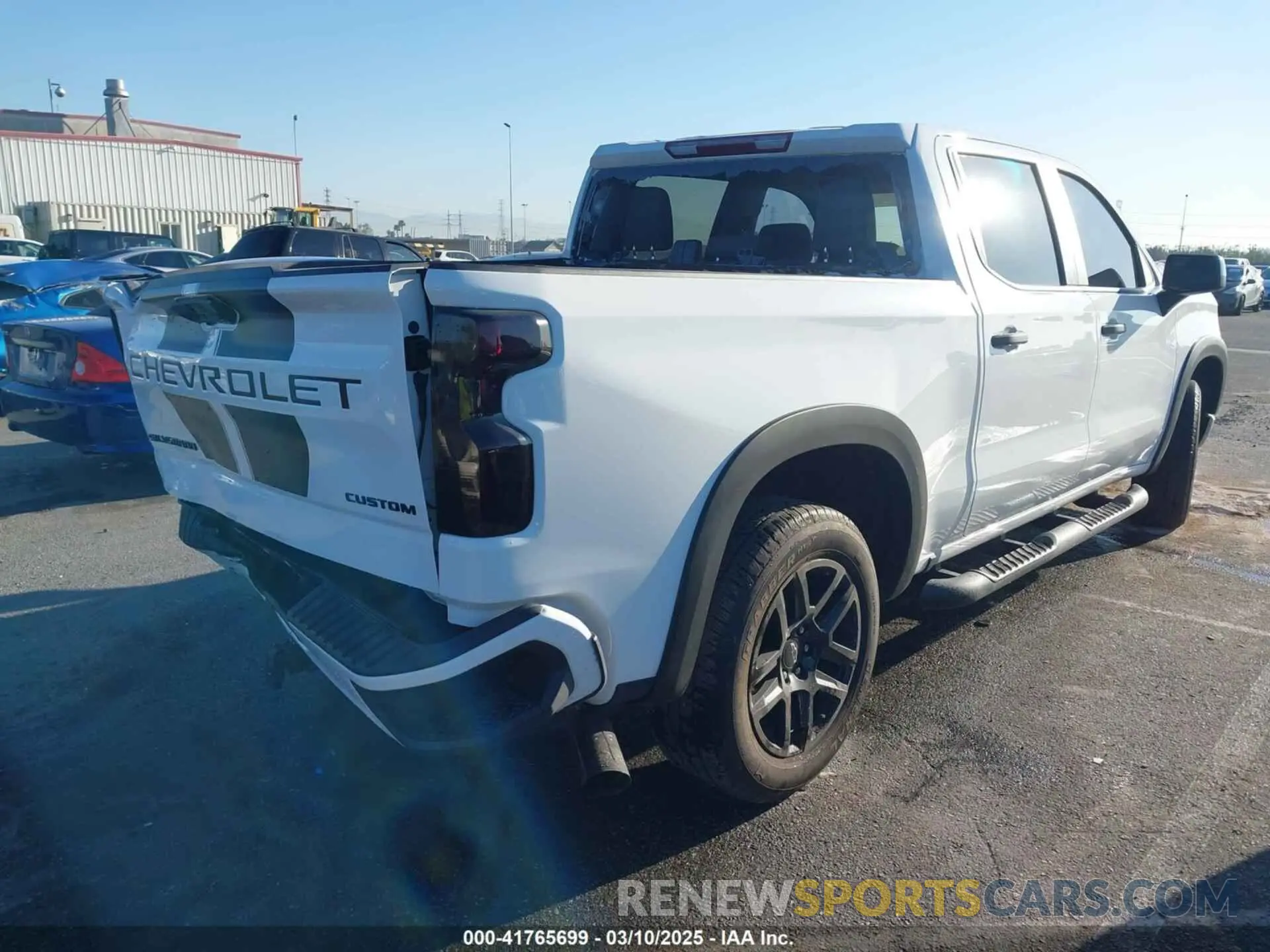 4 Фотография поврежденного автомобиля 1GCPABEK3PZ133035 CHEVROLET SILVERADO 1500 2023