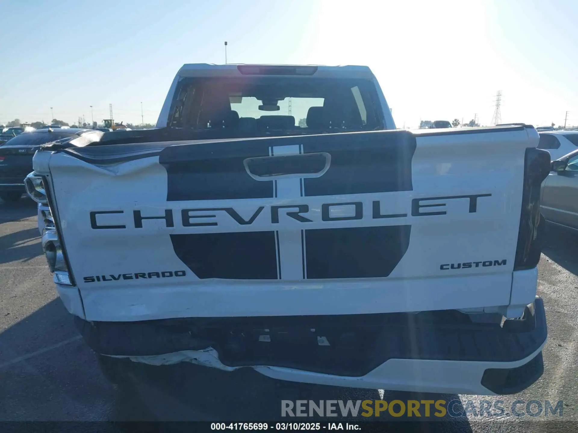 6 Фотография поврежденного автомобиля 1GCPABEK3PZ133035 CHEVROLET SILVERADO 1500 2023