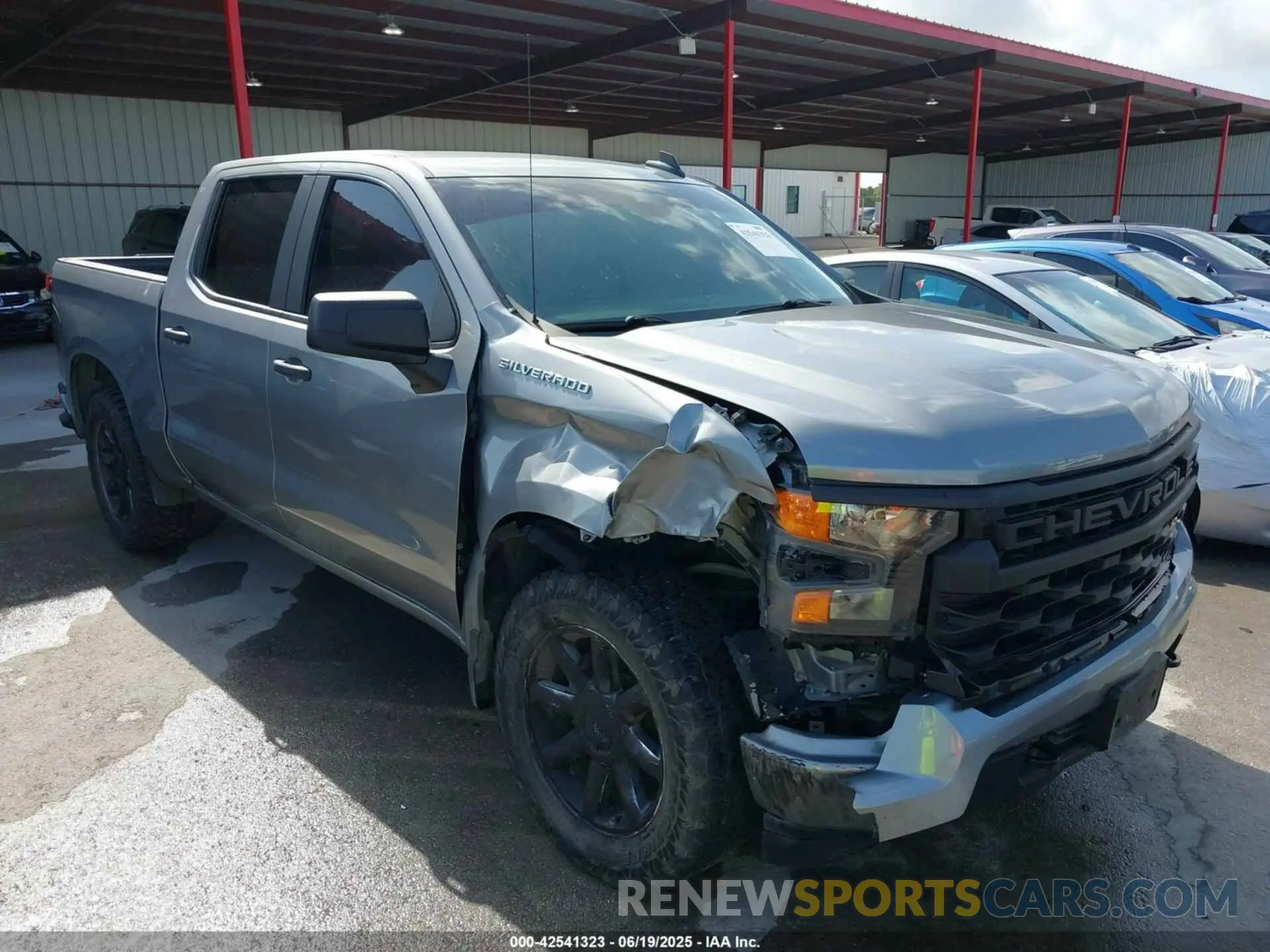 6 Photograph of a damaged car 1GCPABEK7PZ315806 CHEVROLET SILVERADO 1500 2023