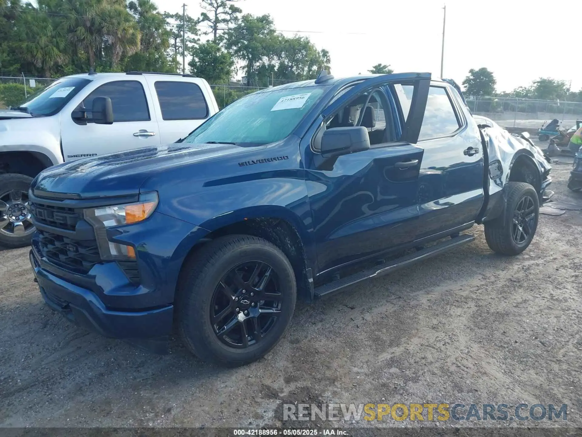 2 Photograph of a damaged car 1GCPABEK9PZ204769 CHEVROLET SILVERADO 1500 2023