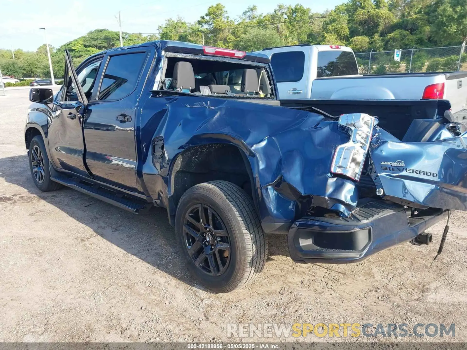 3 Photograph of a damaged car 1GCPABEK9PZ204769 CHEVROLET SILVERADO 1500 2023