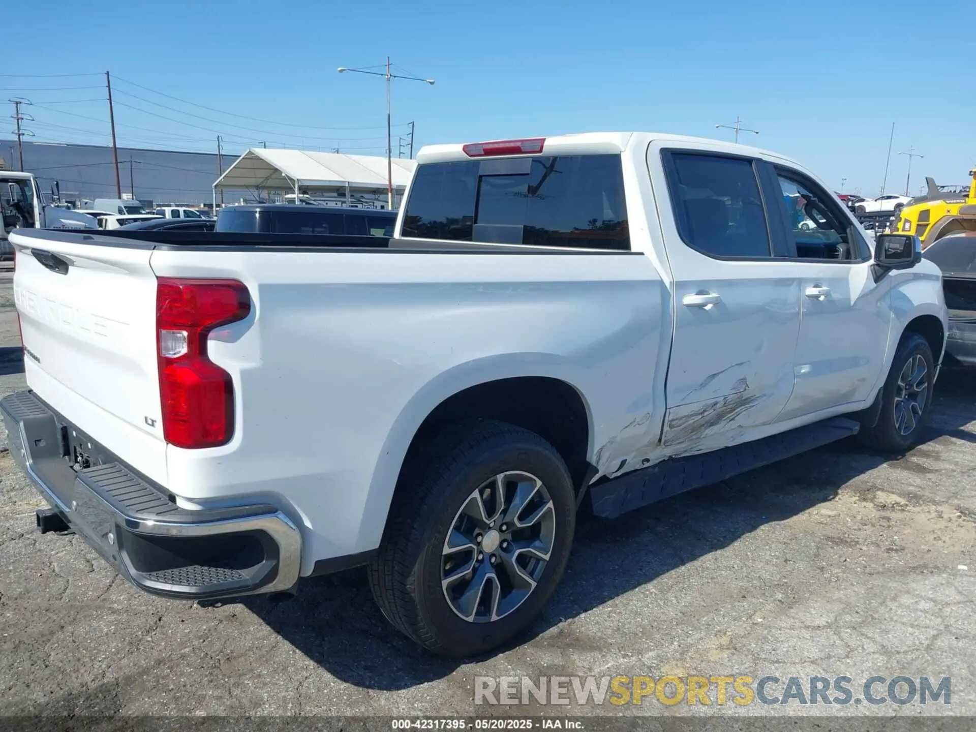 4 Фотография поврежденного автомобиля 1GCPACEK3PZ212260 CHEVROLET SILVERADO 1500 2023