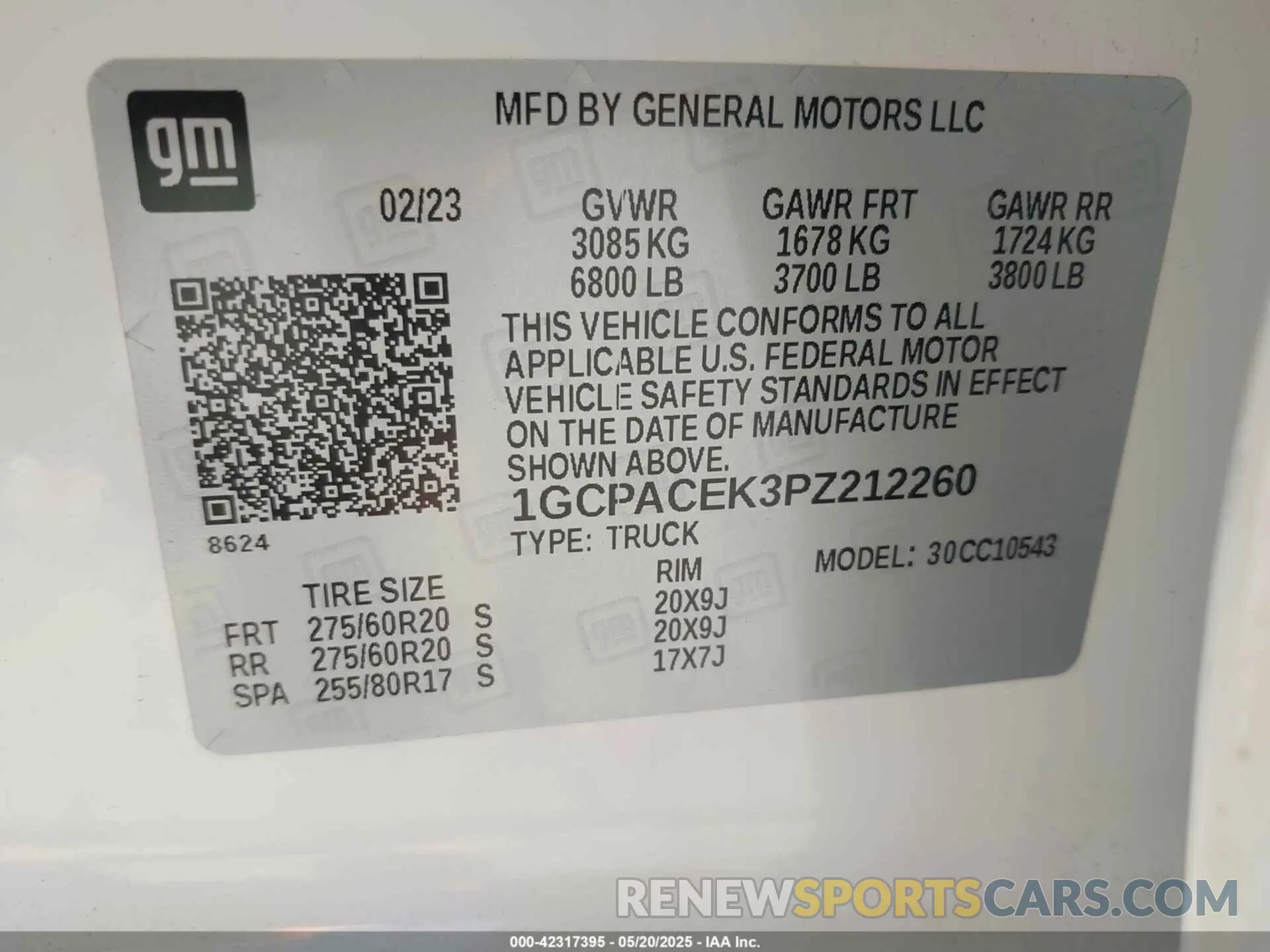 9 Фотография поврежденного автомобиля 1GCPACEK3PZ212260 CHEVROLET SILVERADO 1500 2023