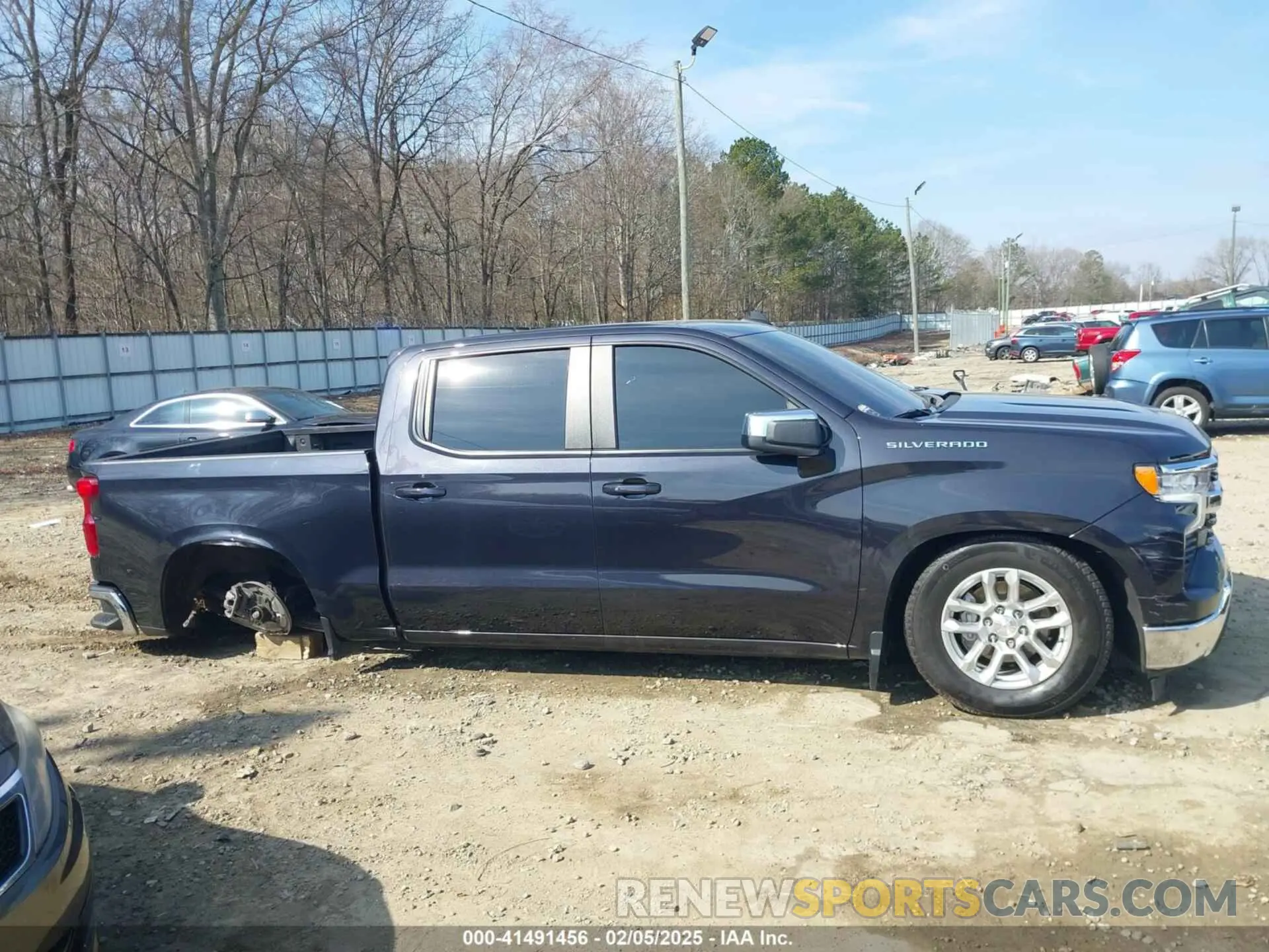 14 Фотография поврежденного автомобиля 1GCPACEK8PZ244590 CHEVROLET SILVERADO 1500 2023