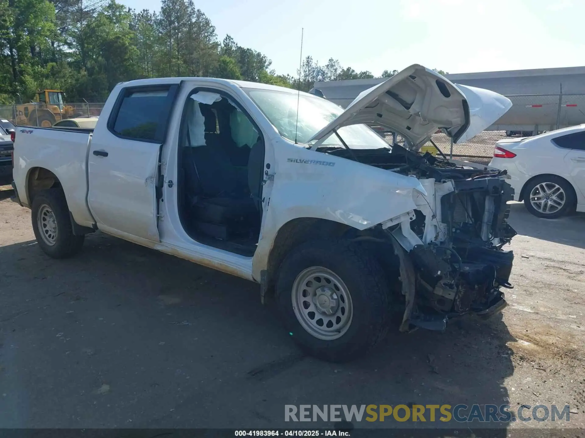 1 Photograph of a damaged car 1GCPDAEK6PZ116392 CHEVROLET SILVERADO 1500 2023
