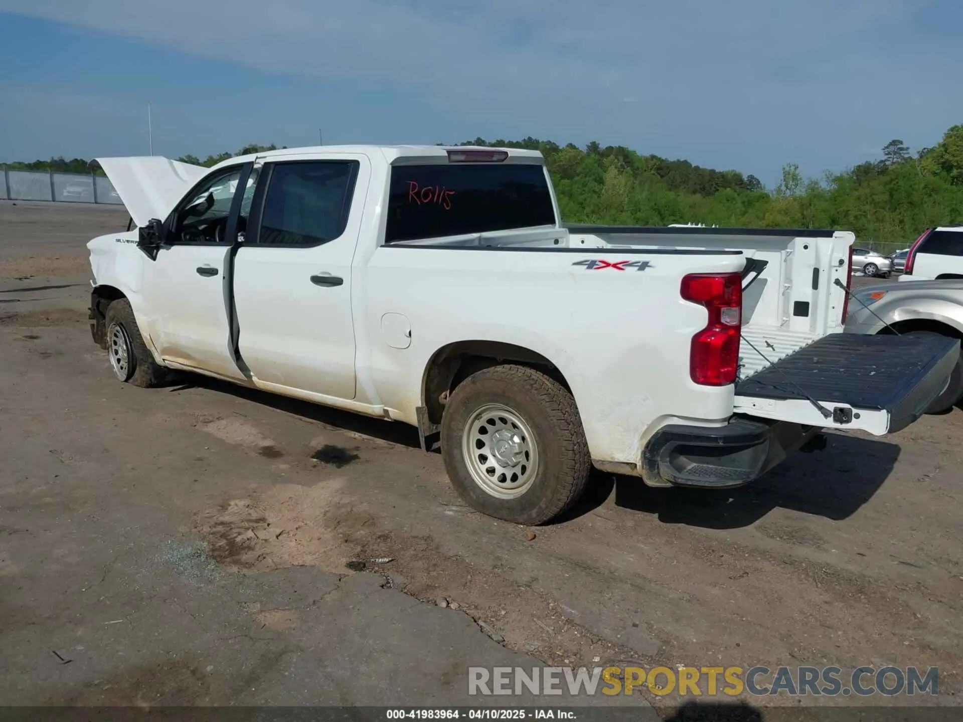 3 Photograph of a damaged car 1GCPDAEK6PZ116392 CHEVROLET SILVERADO 1500 2023