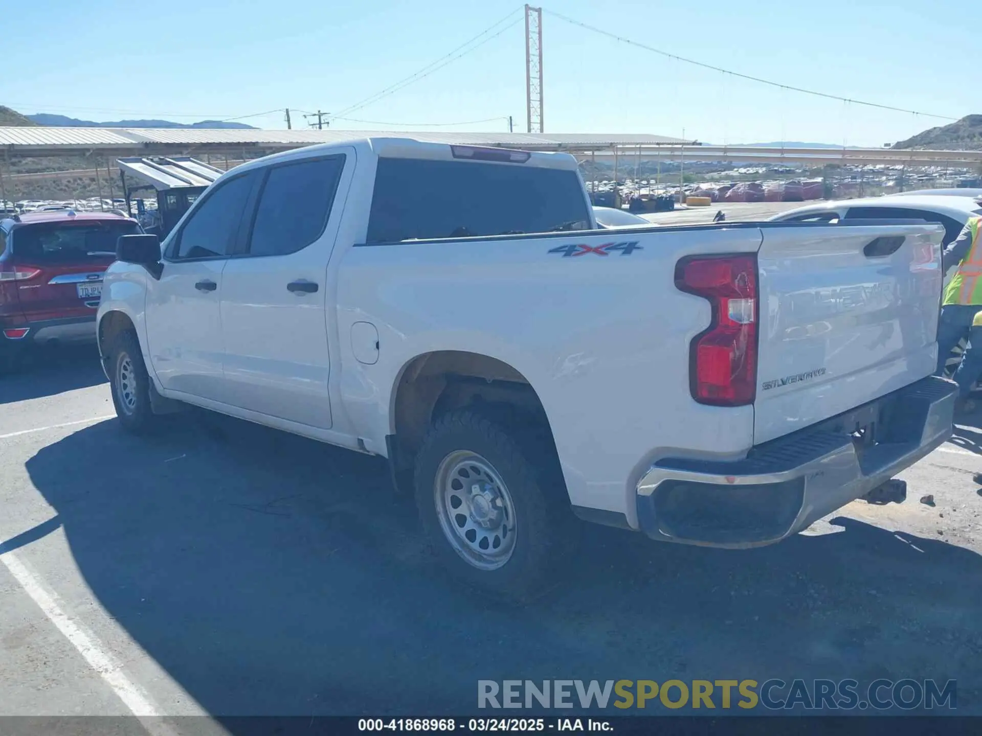 3 Photograph of a damaged car 1GCPDAEKXPZ160329 CHEVROLET SILVERADO 1500 2023
