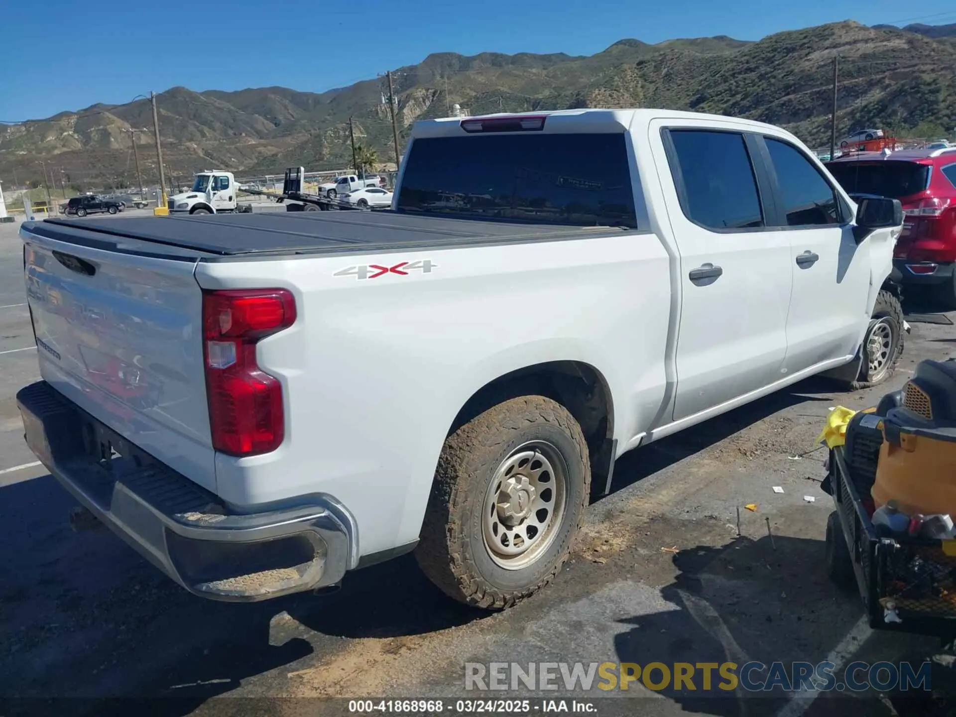 4 Photograph of a damaged car 1GCPDAEKXPZ160329 CHEVROLET SILVERADO 1500 2023