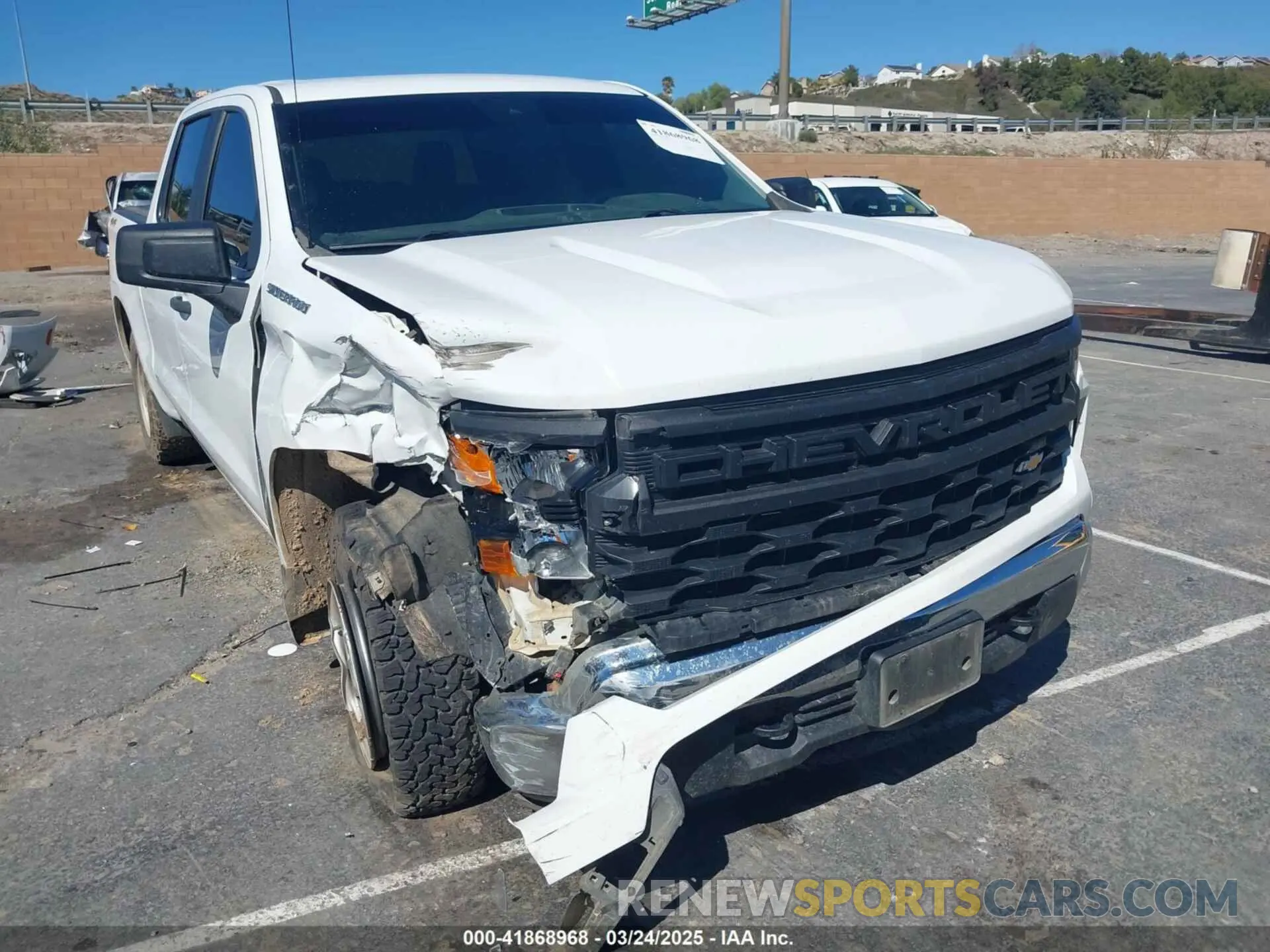6 Photograph of a damaged car 1GCPDAEKXPZ160329 CHEVROLET SILVERADO 1500 2023