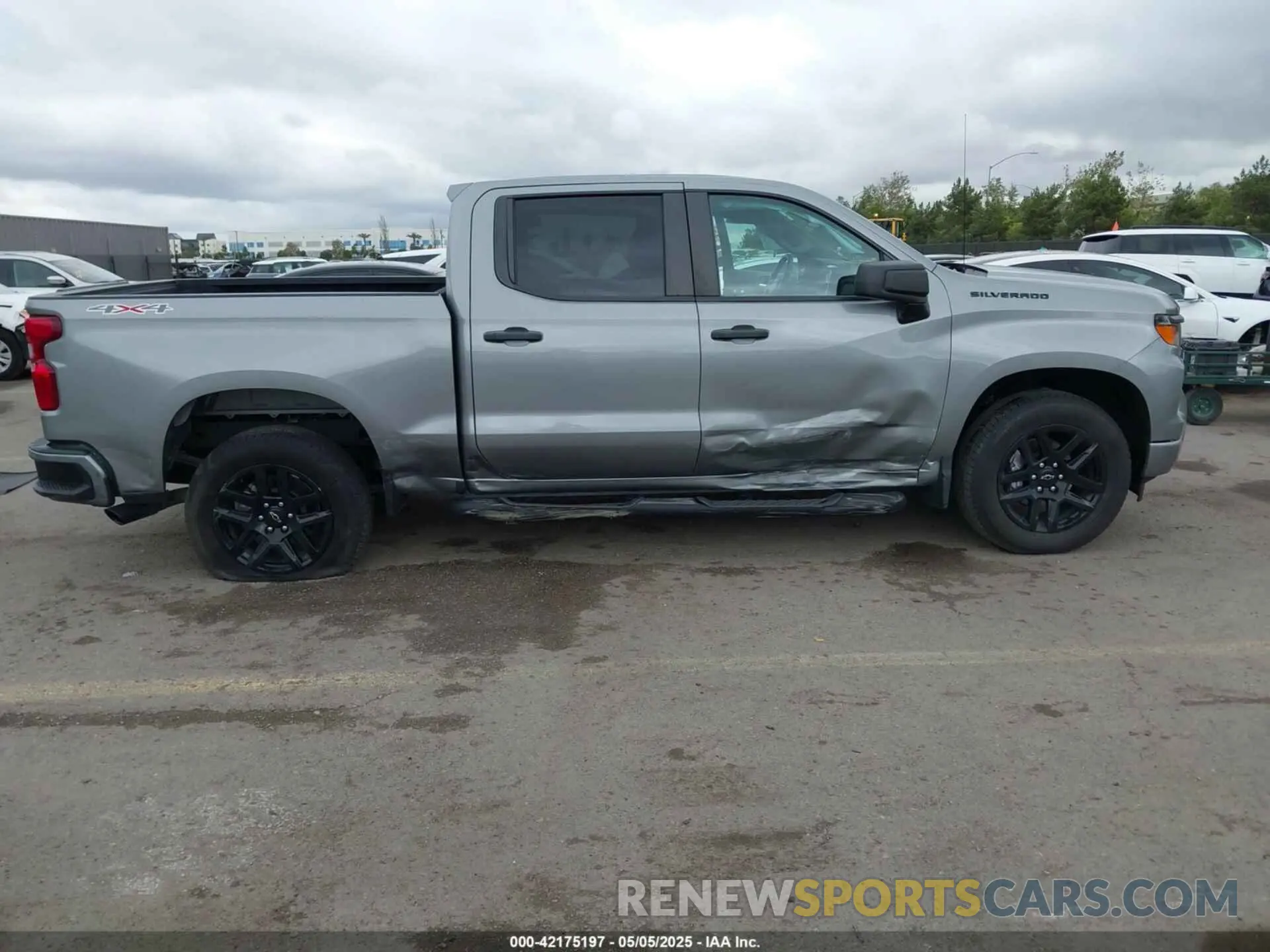 6 Photograph of a damaged car 1GCPDBEK0PZ203081 CHEVROLET SILVERADO 1500 2023