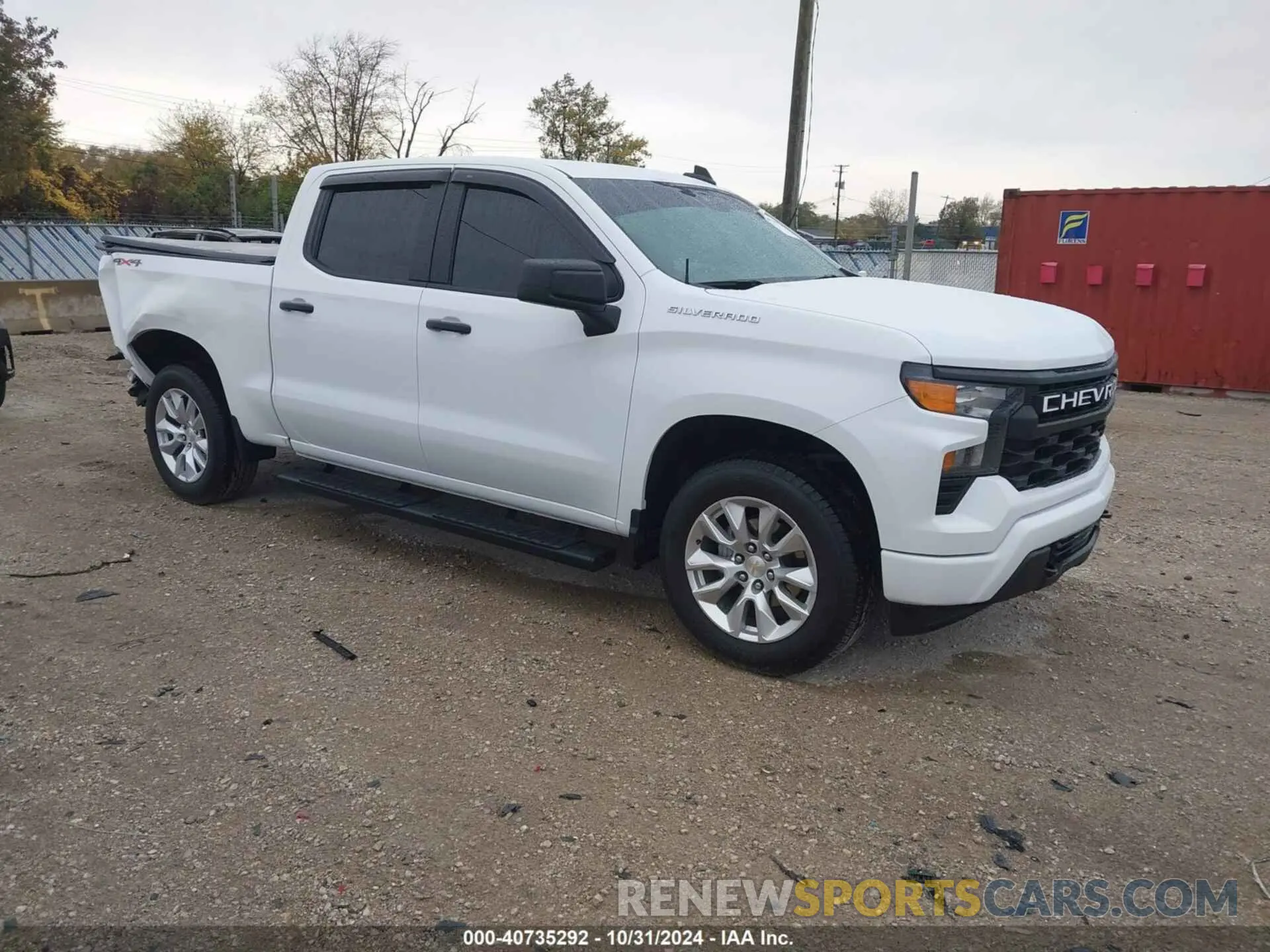 1 Photograph of a damaged car 1GCPDBEK1PZ306994 CHEVROLET SILVERADO 1500 2023