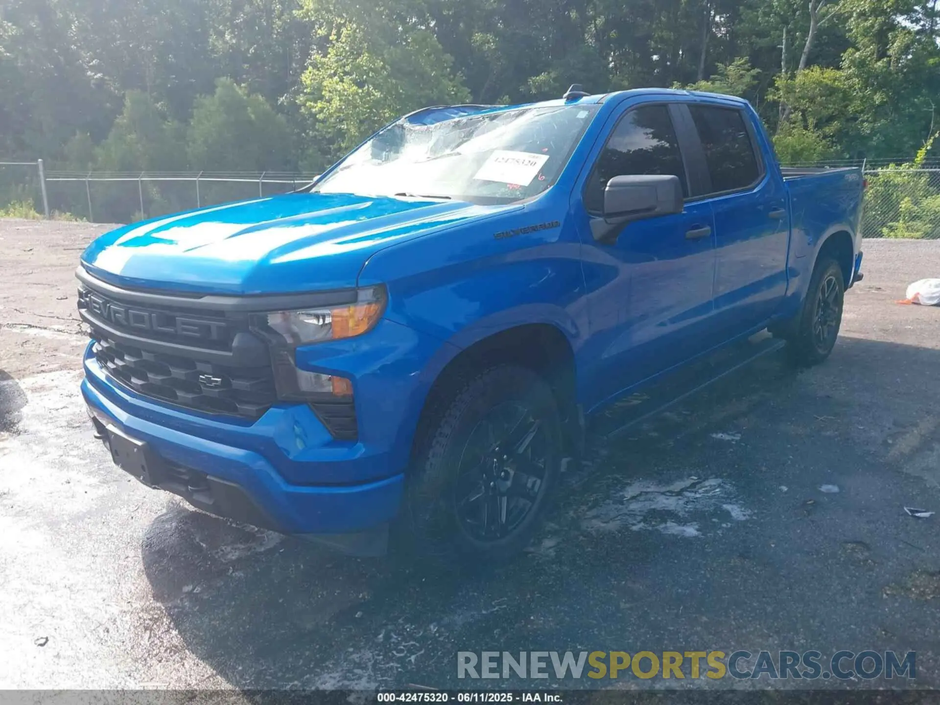 2 Photograph of a damaged car 1GCPDBEK2PZ169600 CHEVROLET SILVERADO 1500 2023