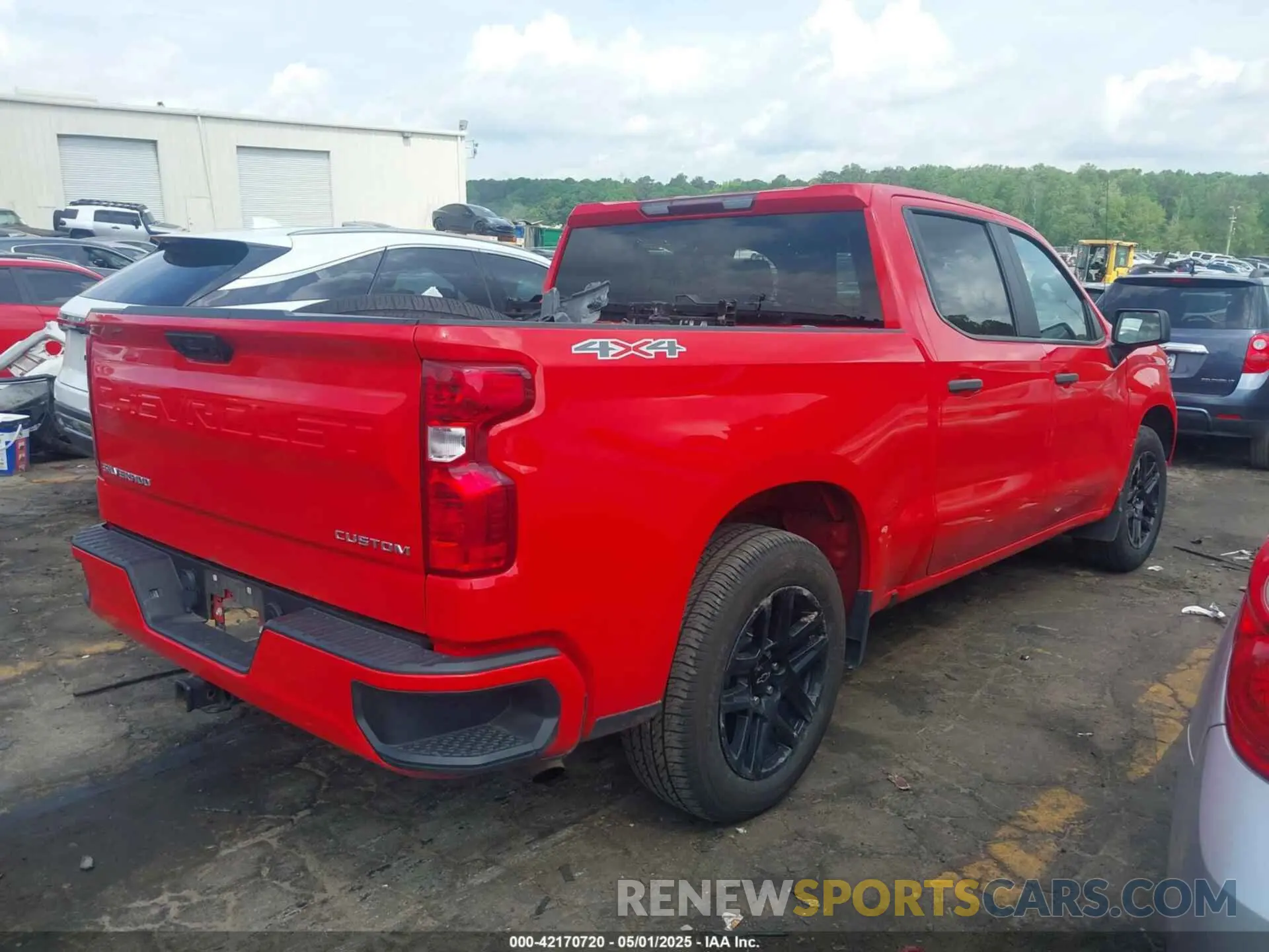 4 Photograph of a damaged car 1GCPDBEK6PZ212240 CHEVROLET SILVERADO 1500 2023
