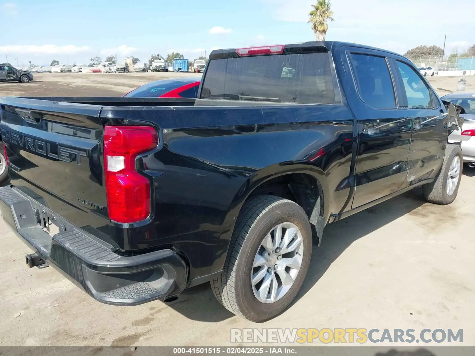 4 Photograph of a damaged car 1GCPDBEKXPZ107314 CHEVROLET SILVERADO 1500 2023