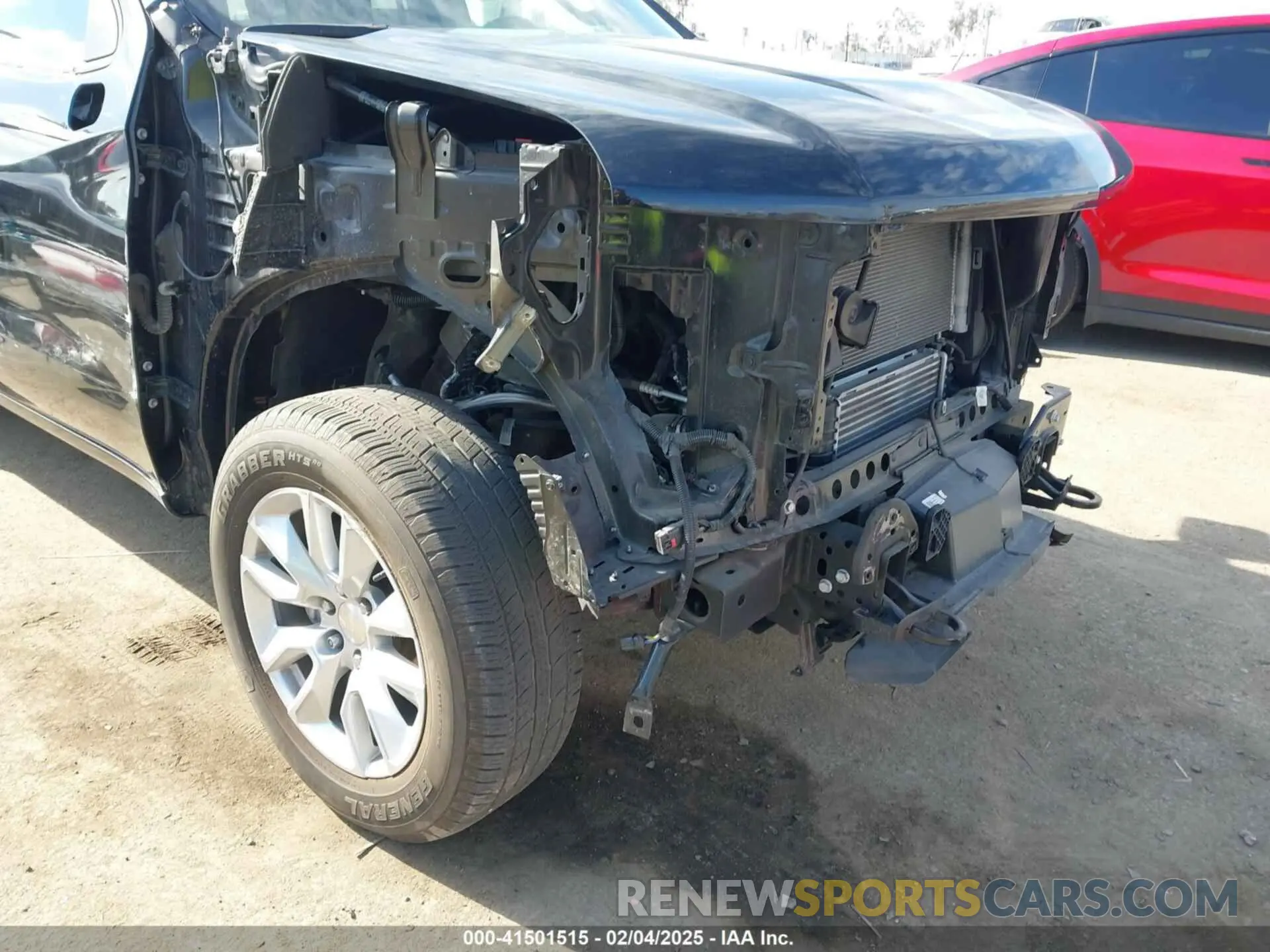 6 Photograph of a damaged car 1GCPDBEKXPZ107314 CHEVROLET SILVERADO 1500 2023