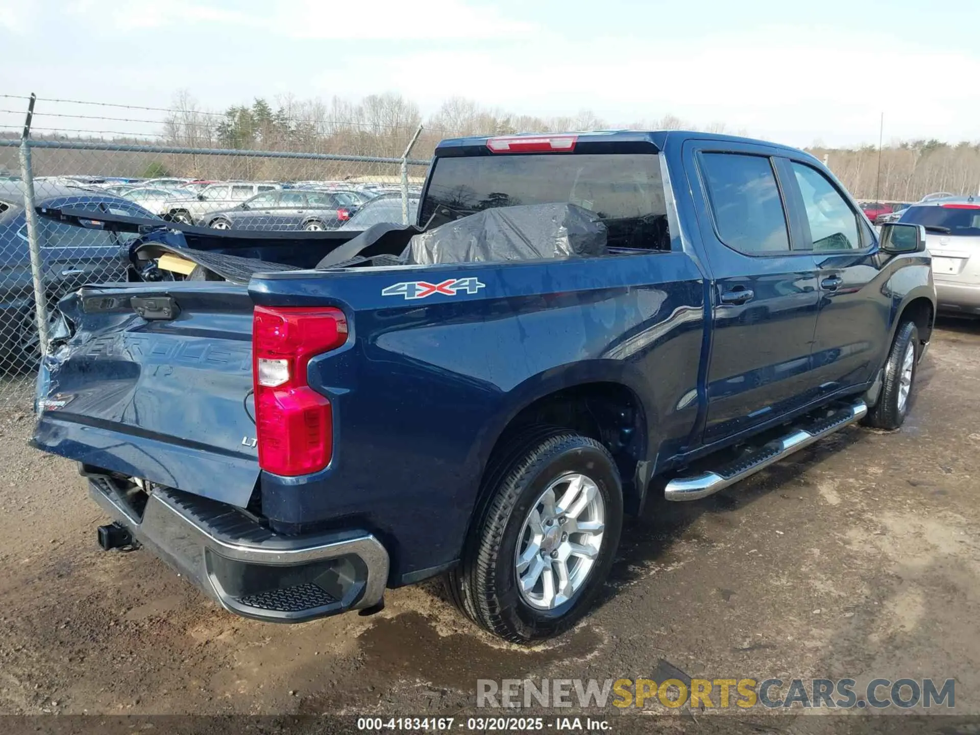 4 Photograph of a damaged car 1GCPDDEK1PZ182317 CHEVROLET SILVERADO 1500 2023